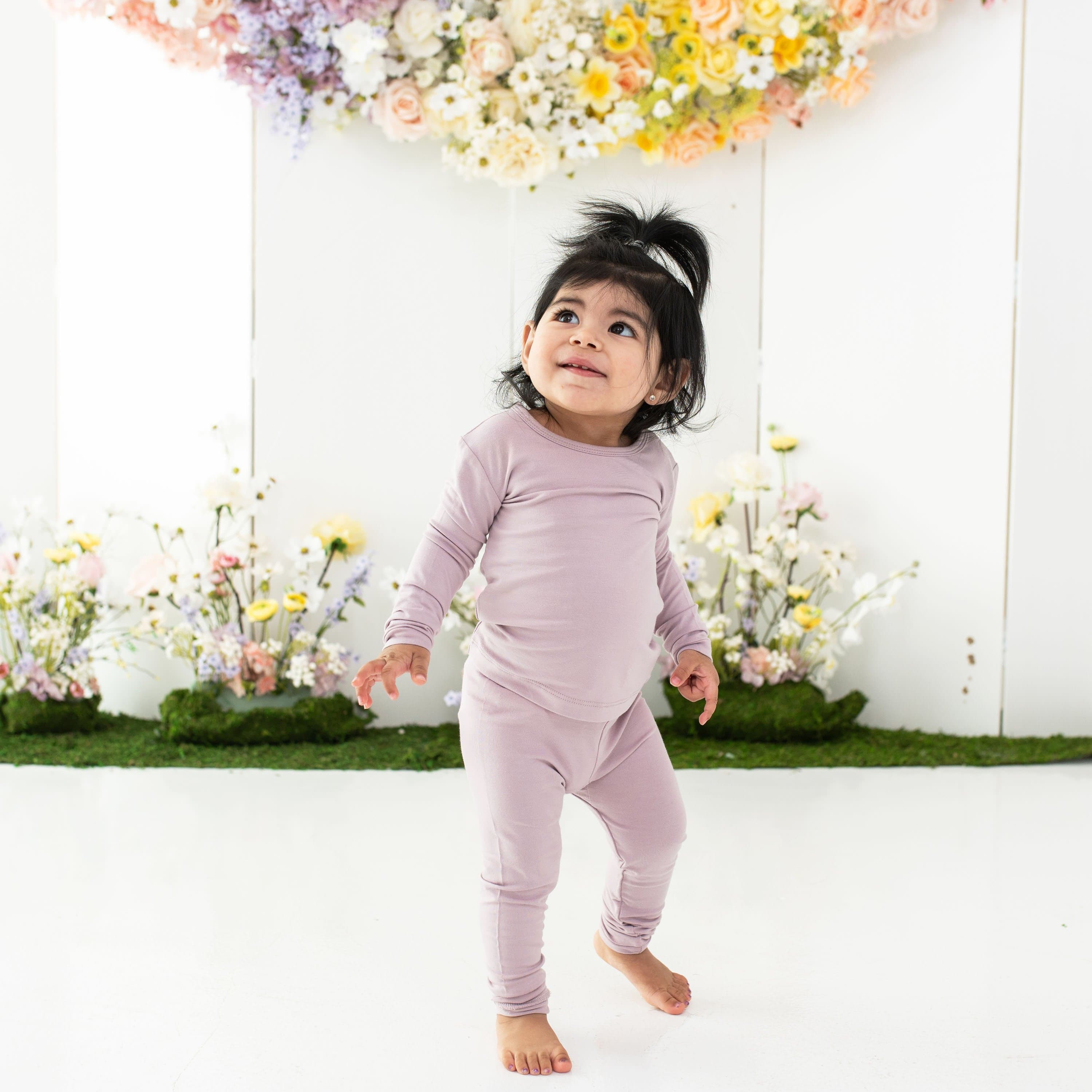Kyte Baby Long Sleeve Toddler Pajamas - Wisteria Kyte Baby Long Sleeve Toddler Pajamas - Wisteria