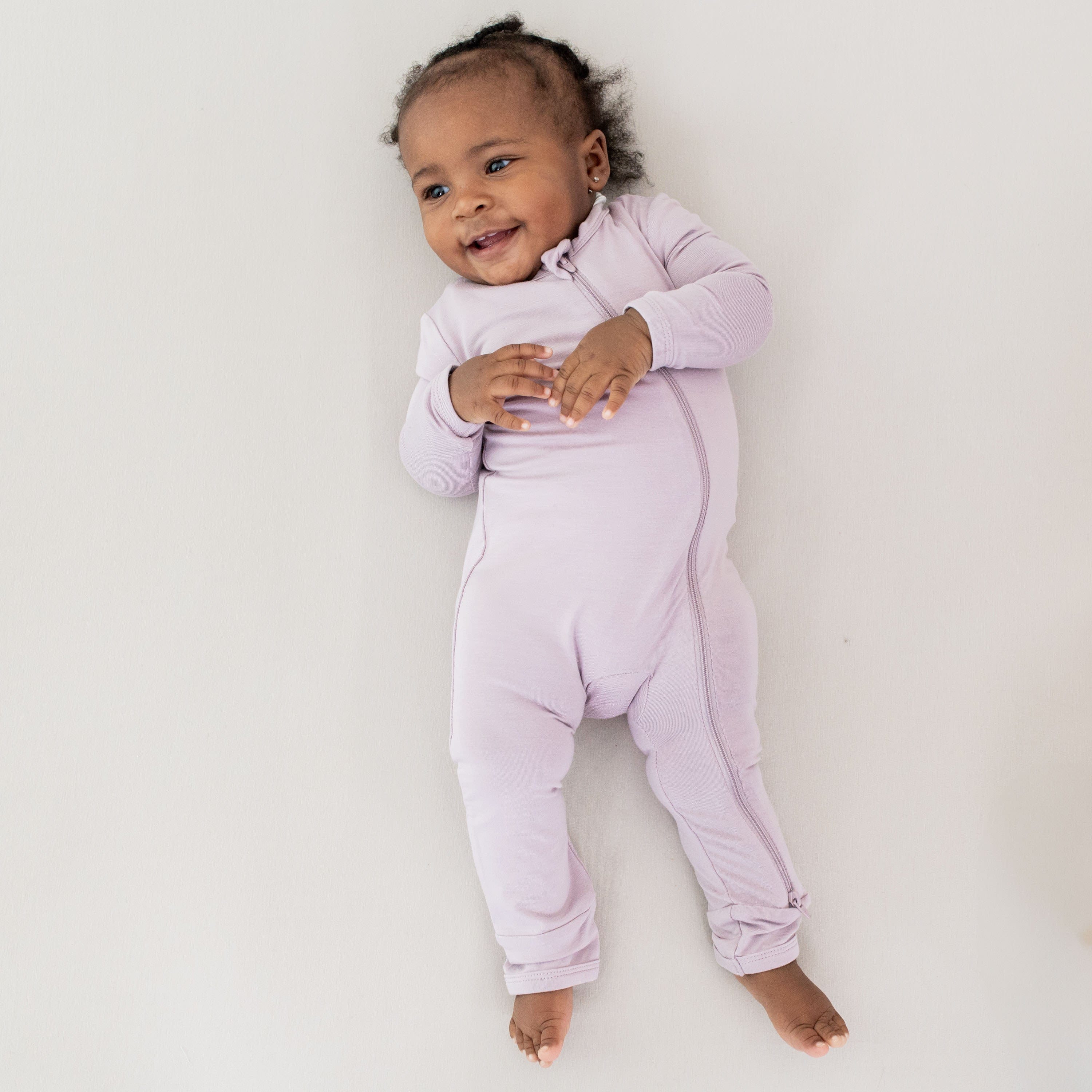 Kyte Baby Zippered Romper - Lilac