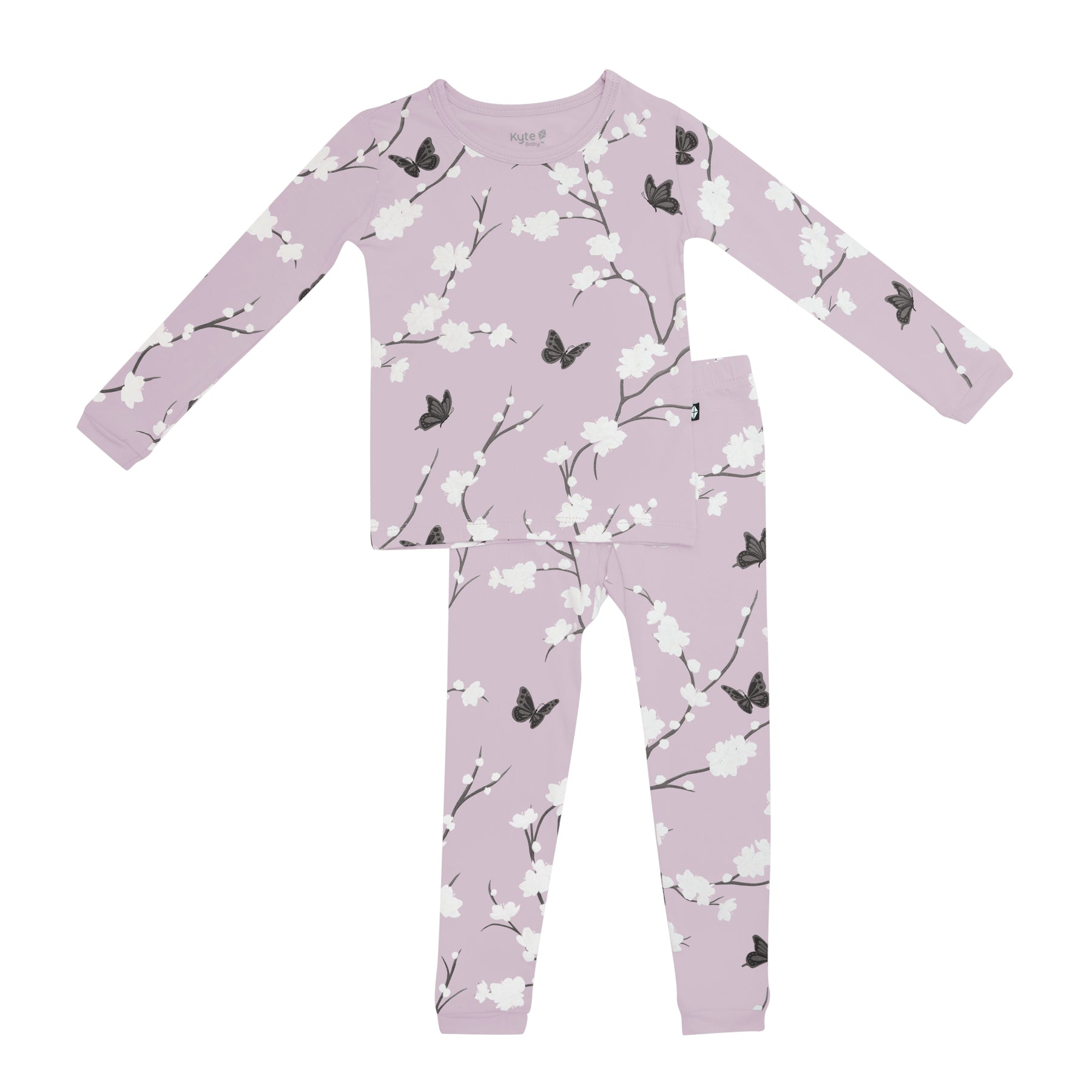 Long Sleeve Pyjamas in Cherry Blossom