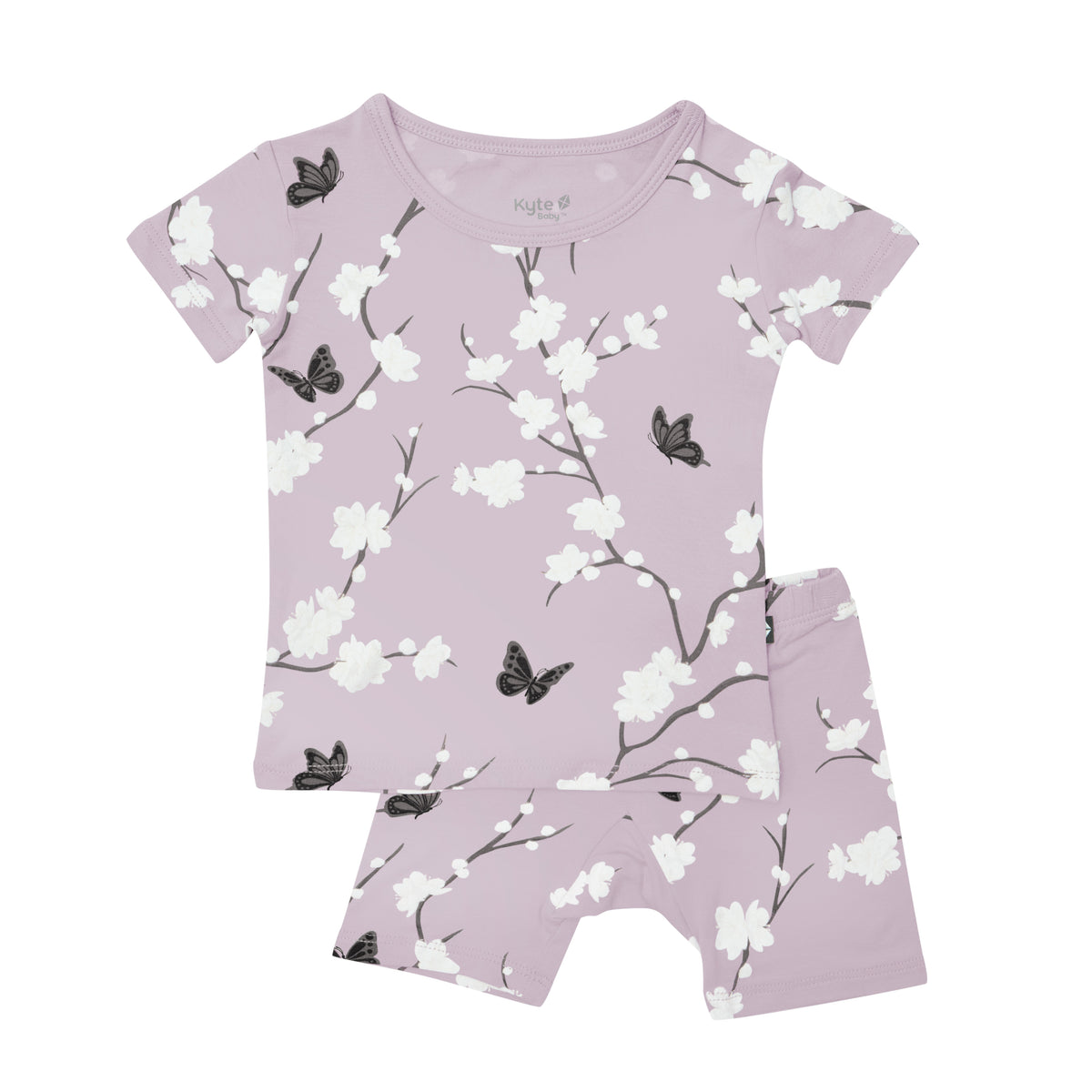 Short Sleeve Pyjamas in Cherry Blossom