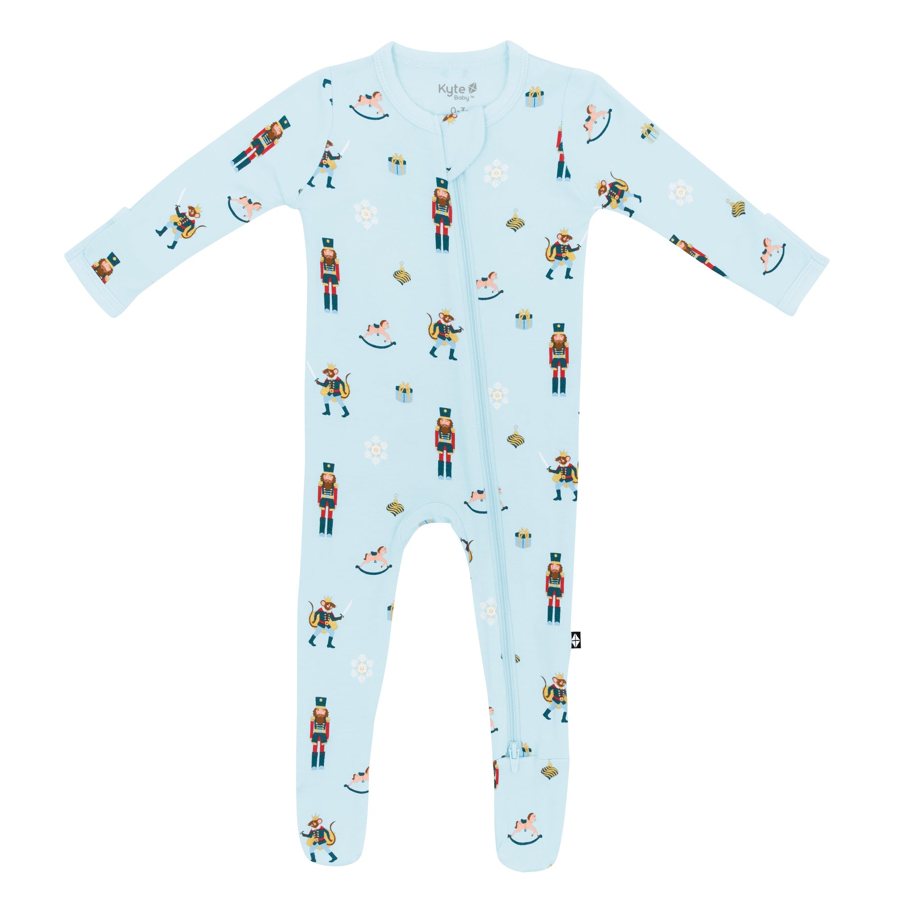 Zippered Sleepsuit in Nutcracker