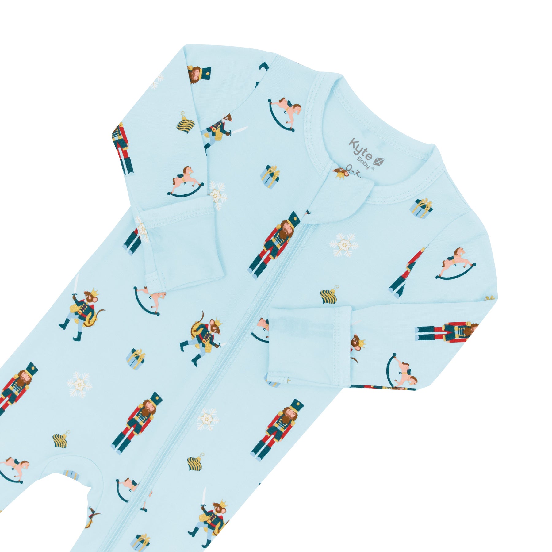 Zippered Sleepsuit in Nutcracker