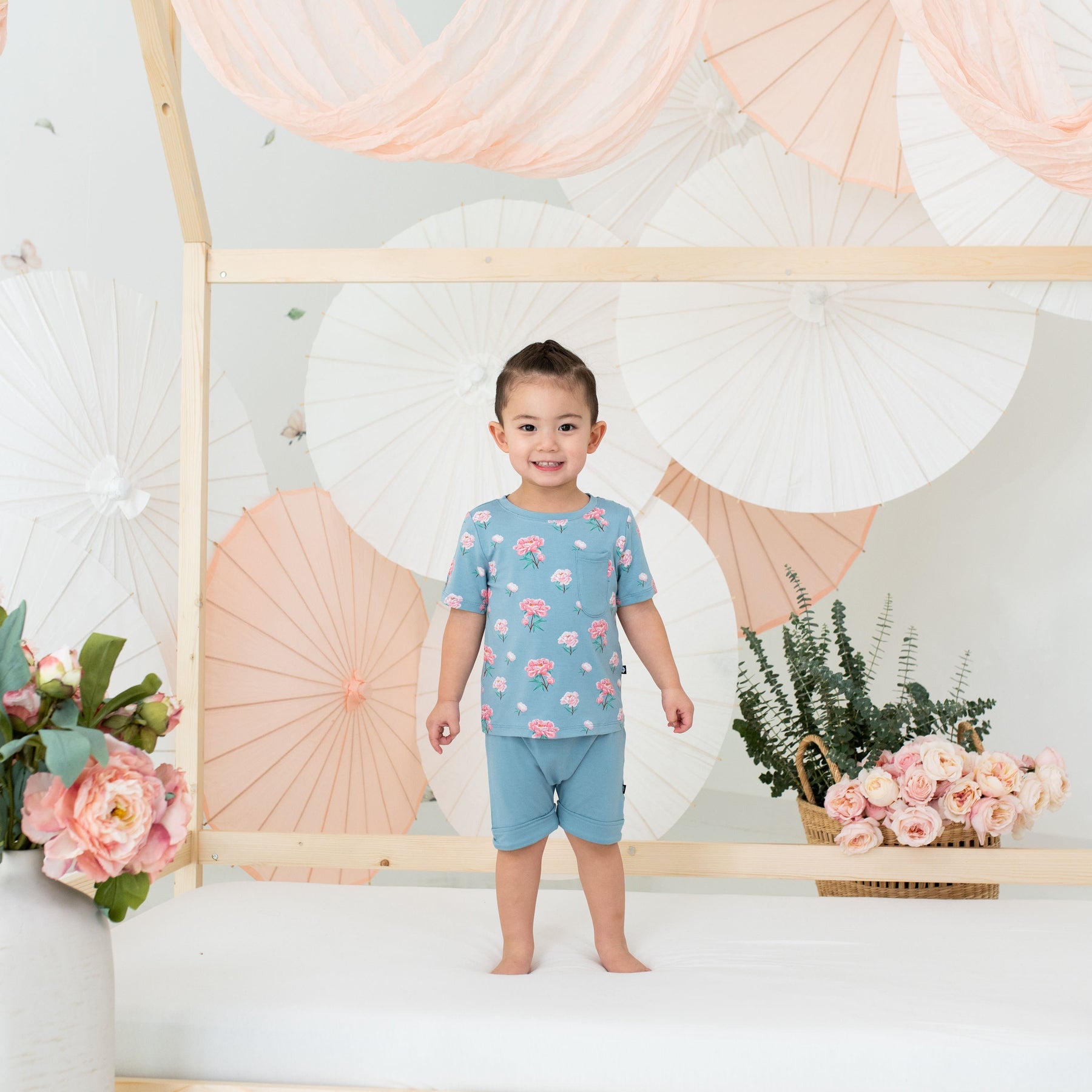 Toddler T-shirt in Peony