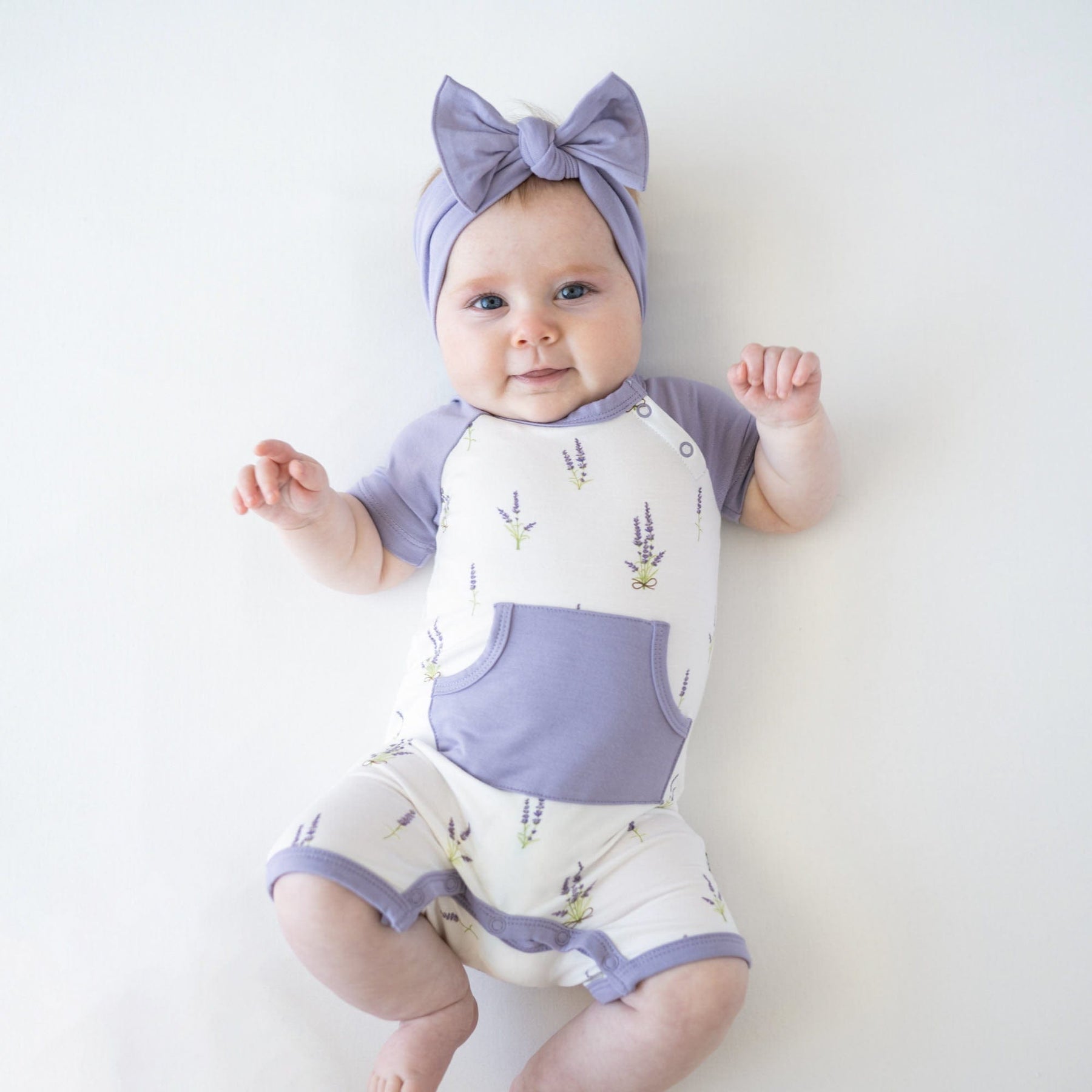 Kyte Baby Shortall Shortall in Lavender