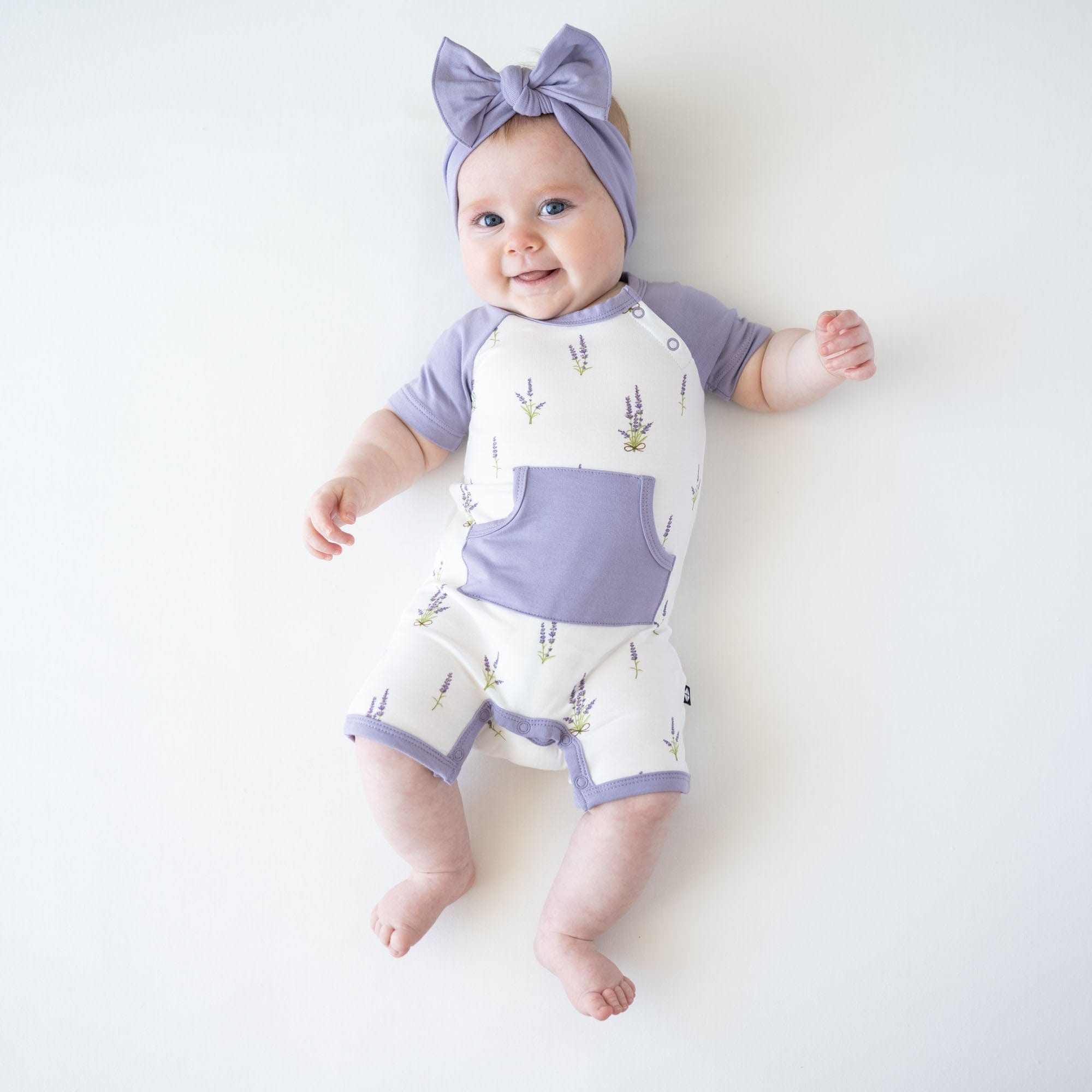 Kyte Baby Shortall Shortall in Lavender