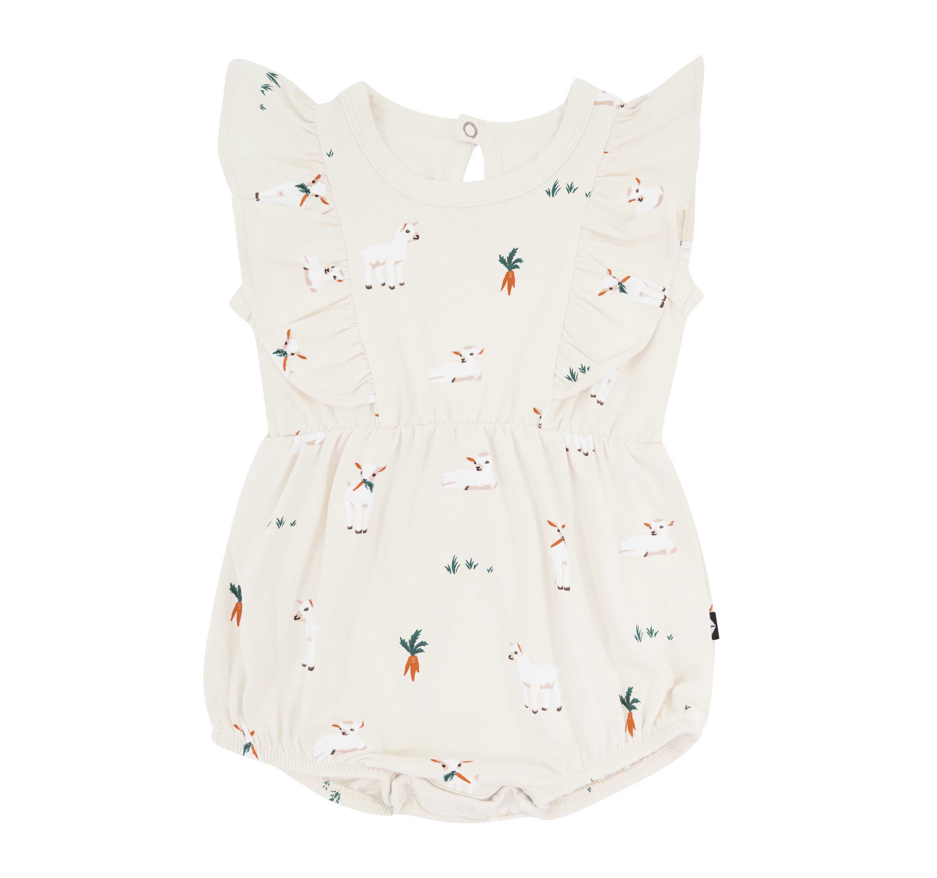 Bubble Romper in Goat