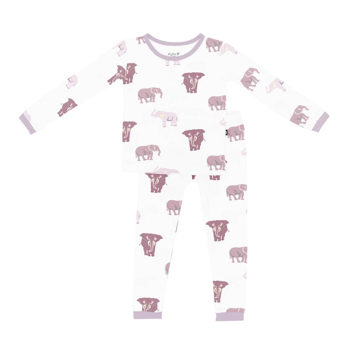 Long Sleeve Pyjamas in Elephant