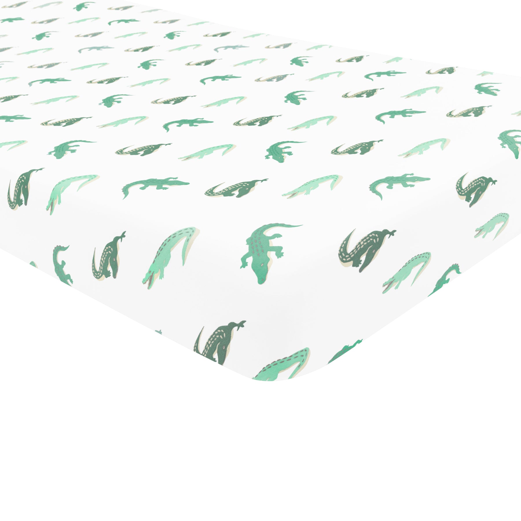 Cot Sheet in Crocodile