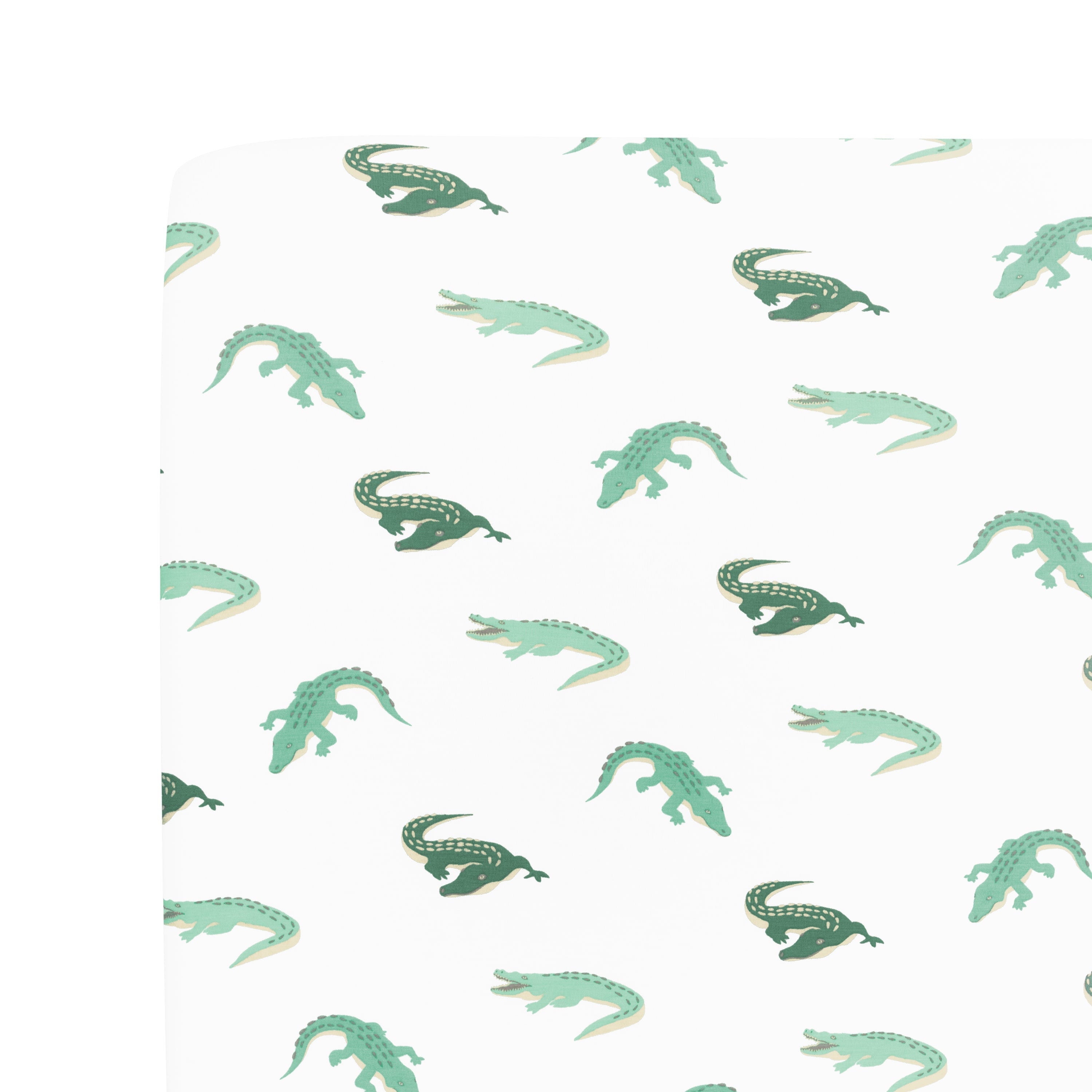 Cot Sheet in Crocodile