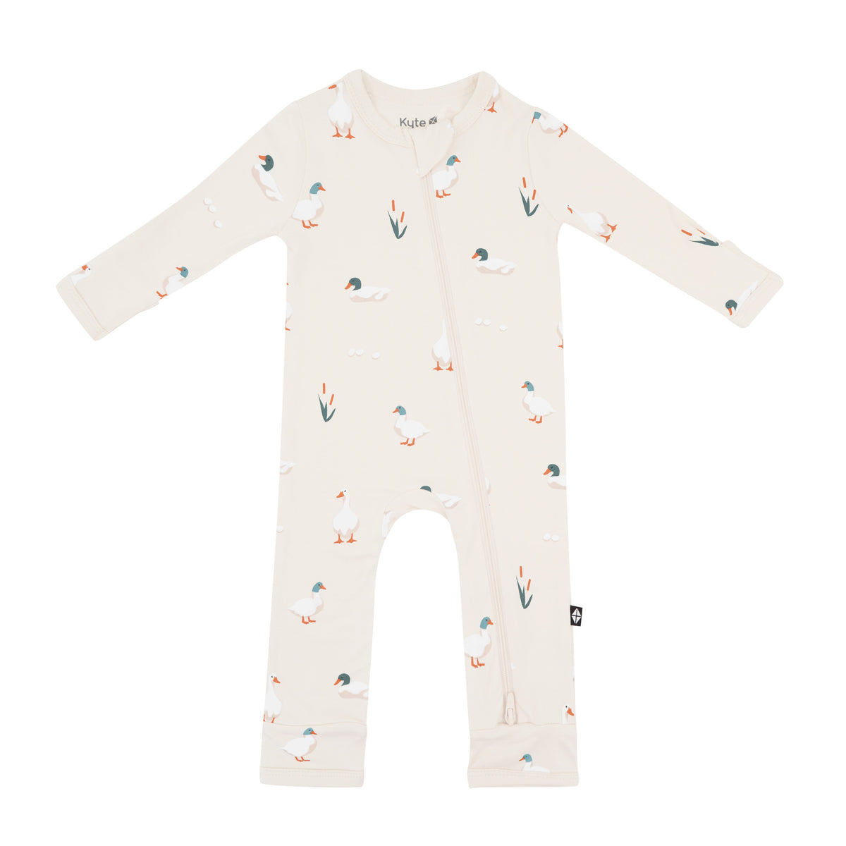 Zippered Footless Sleepsuit in Duck