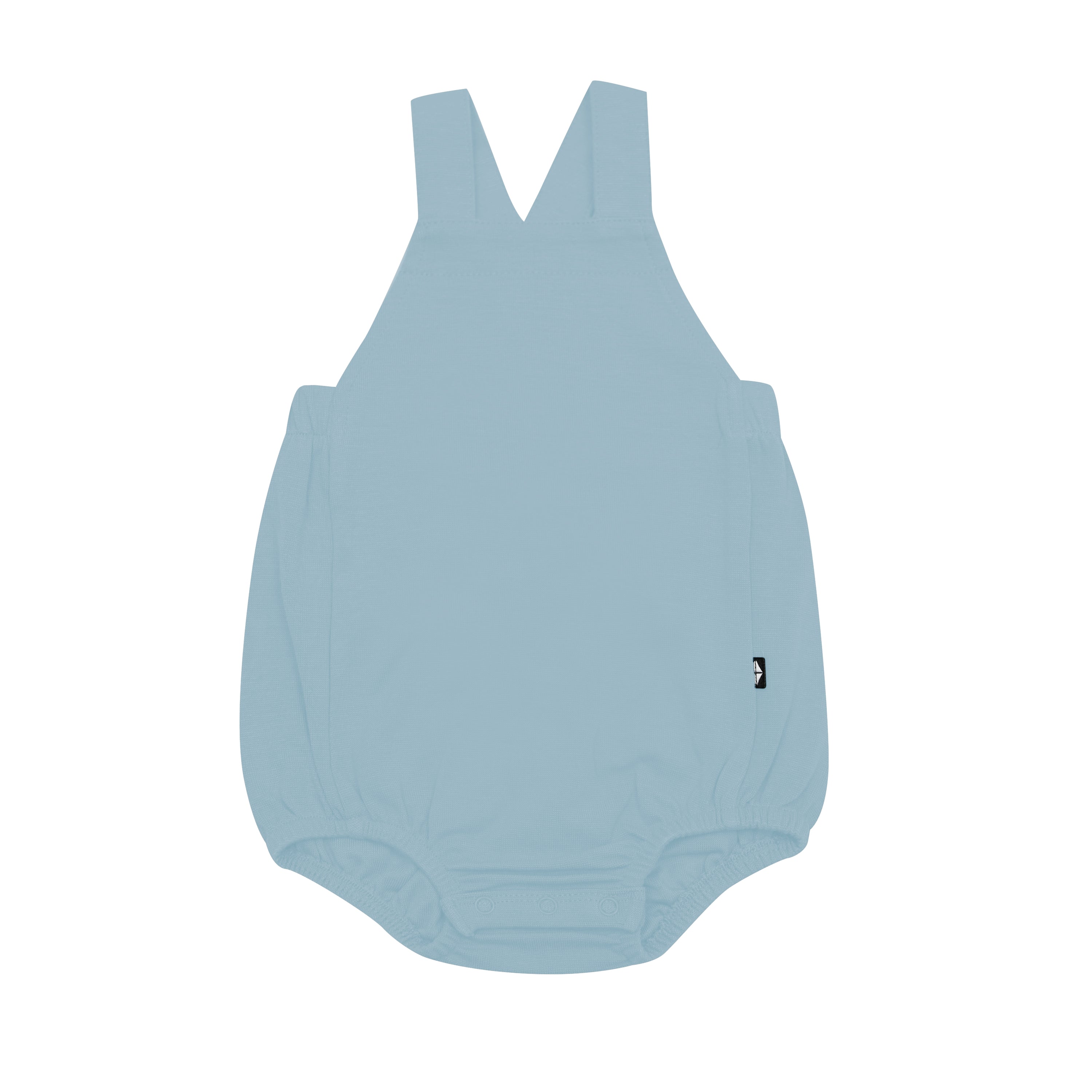 Bamboo Jersey Bubble Overall in Dusty Blue