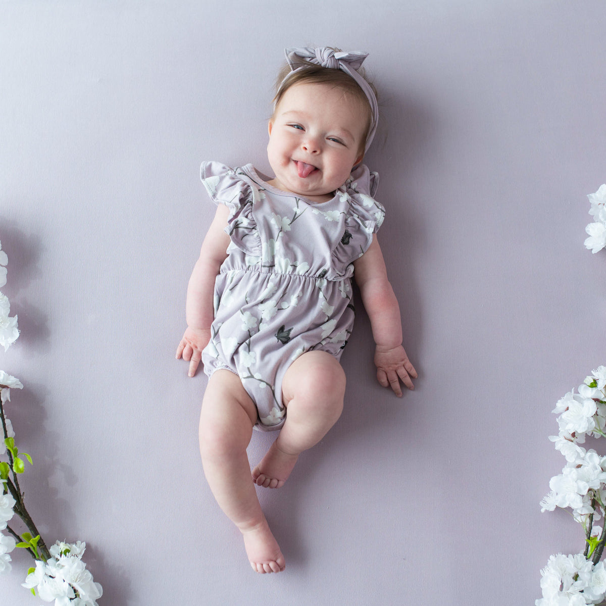 Bubble Romper in Cherry Blossom