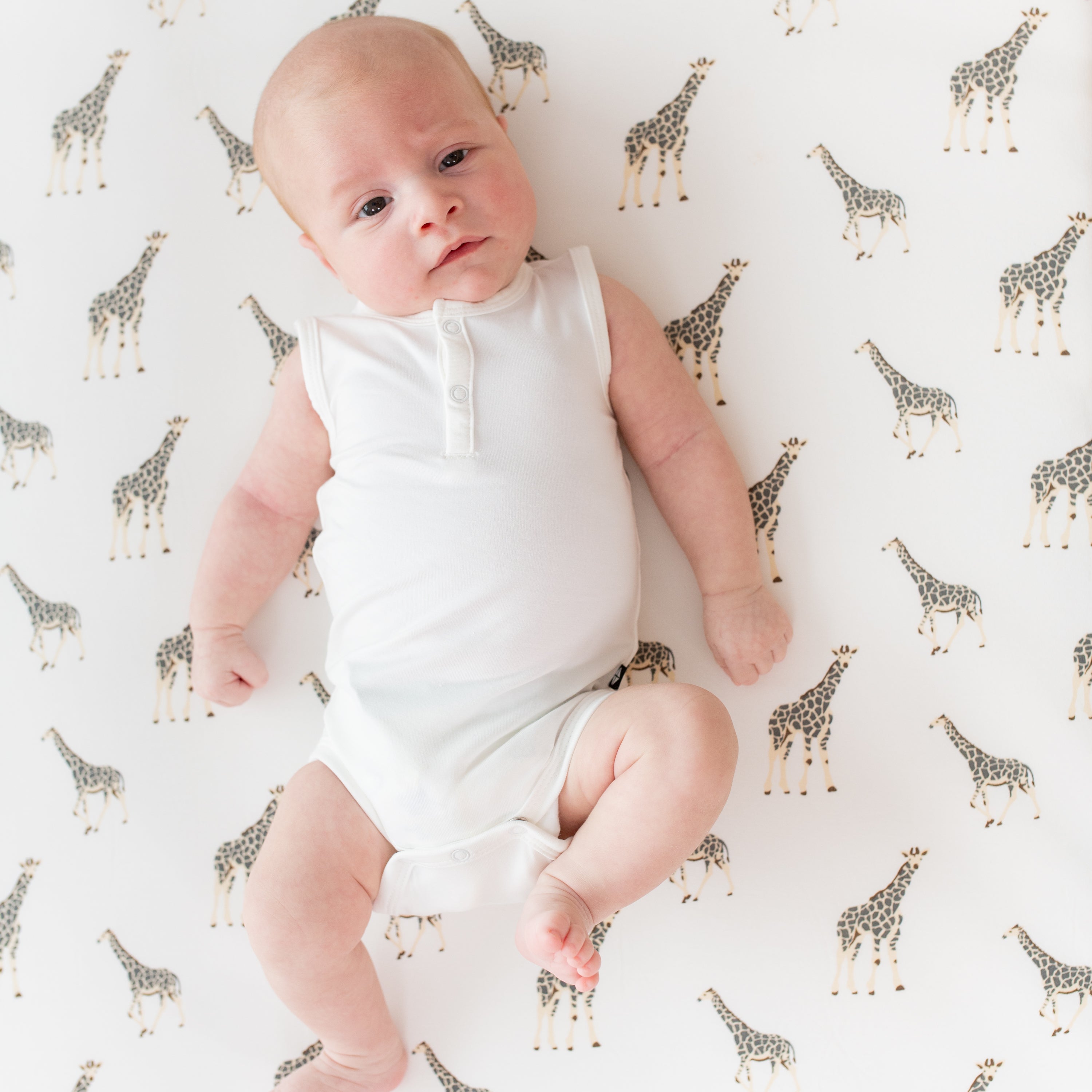 Cot Sheet in Giraffe