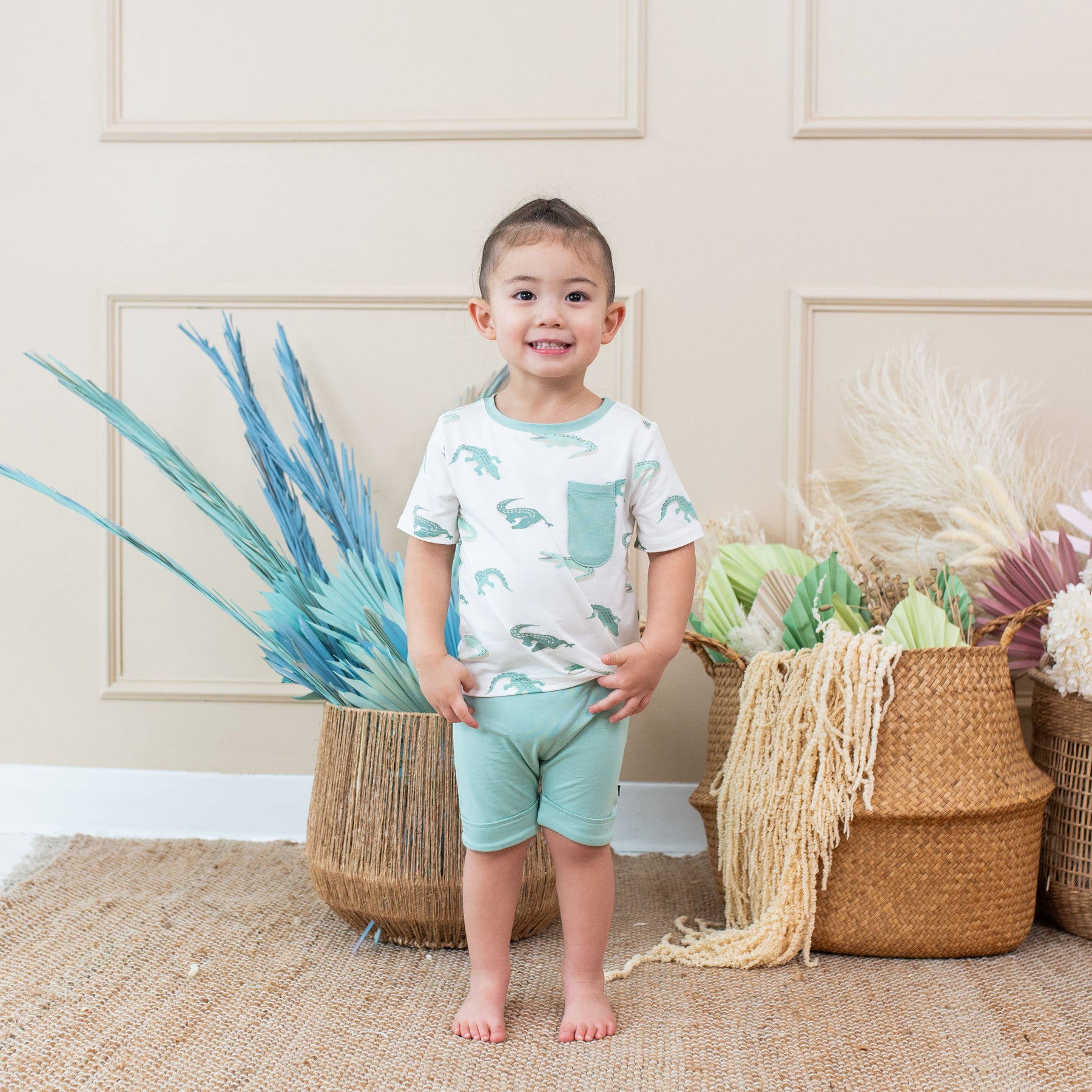 Toddler T-shirt in Crocodile