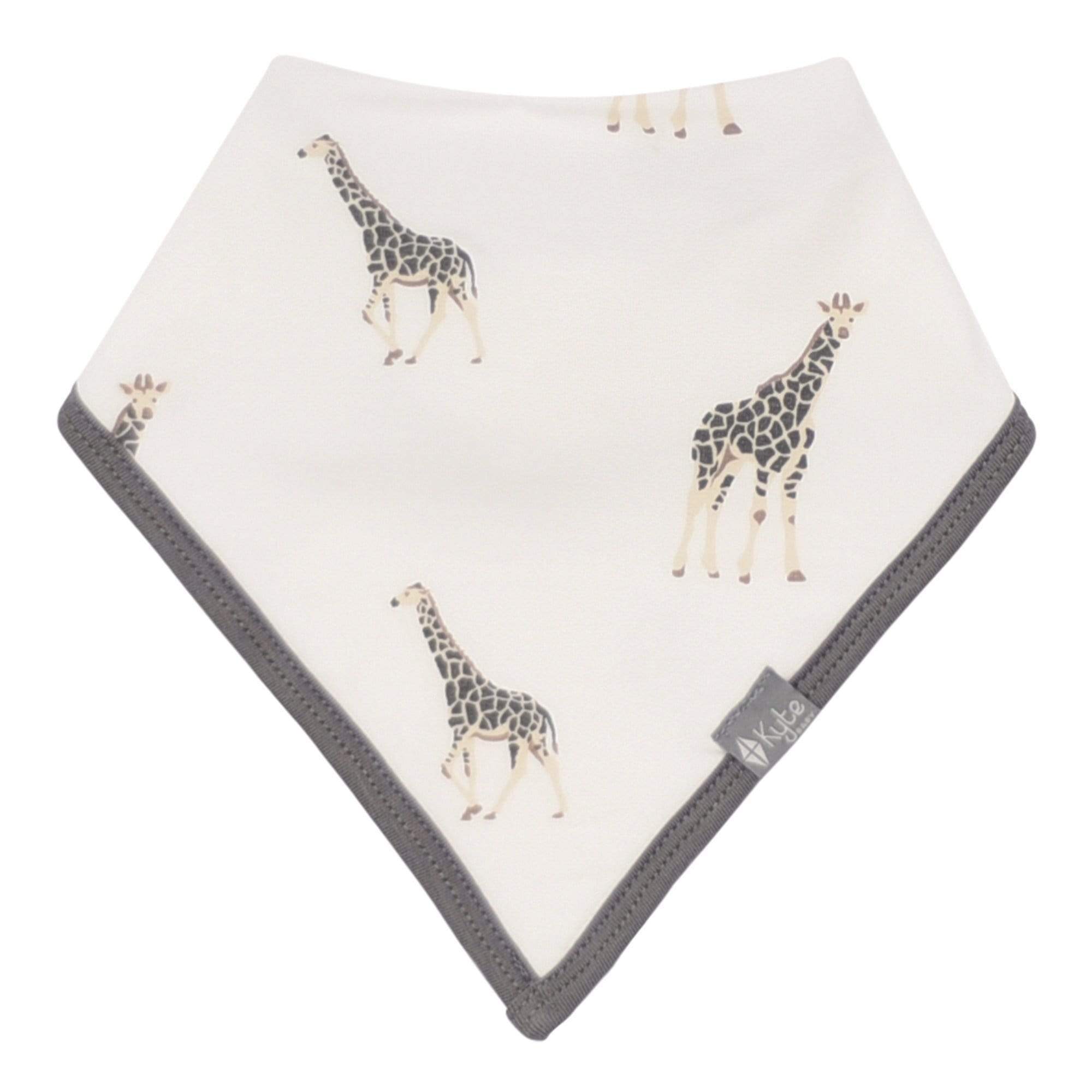 Kyte BABY Bib Giraffe Printed Bib in Giraffe