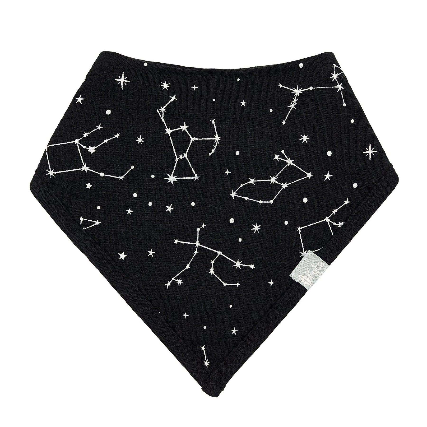 Kyte BABY Bib Midnight Constellations Bib in Midnight Constellations