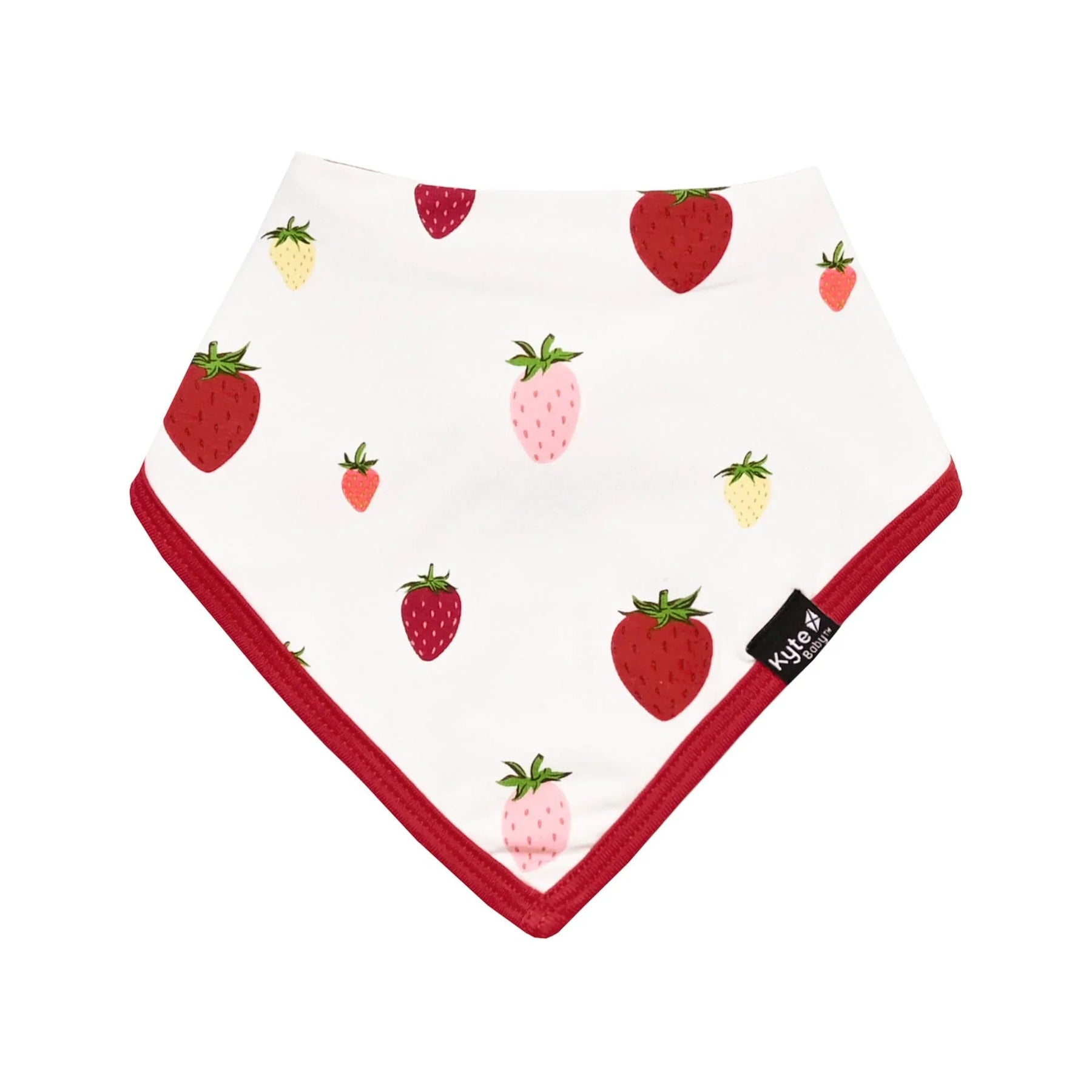 Kyte BABY Bib Strawberry Bib in Strawberry