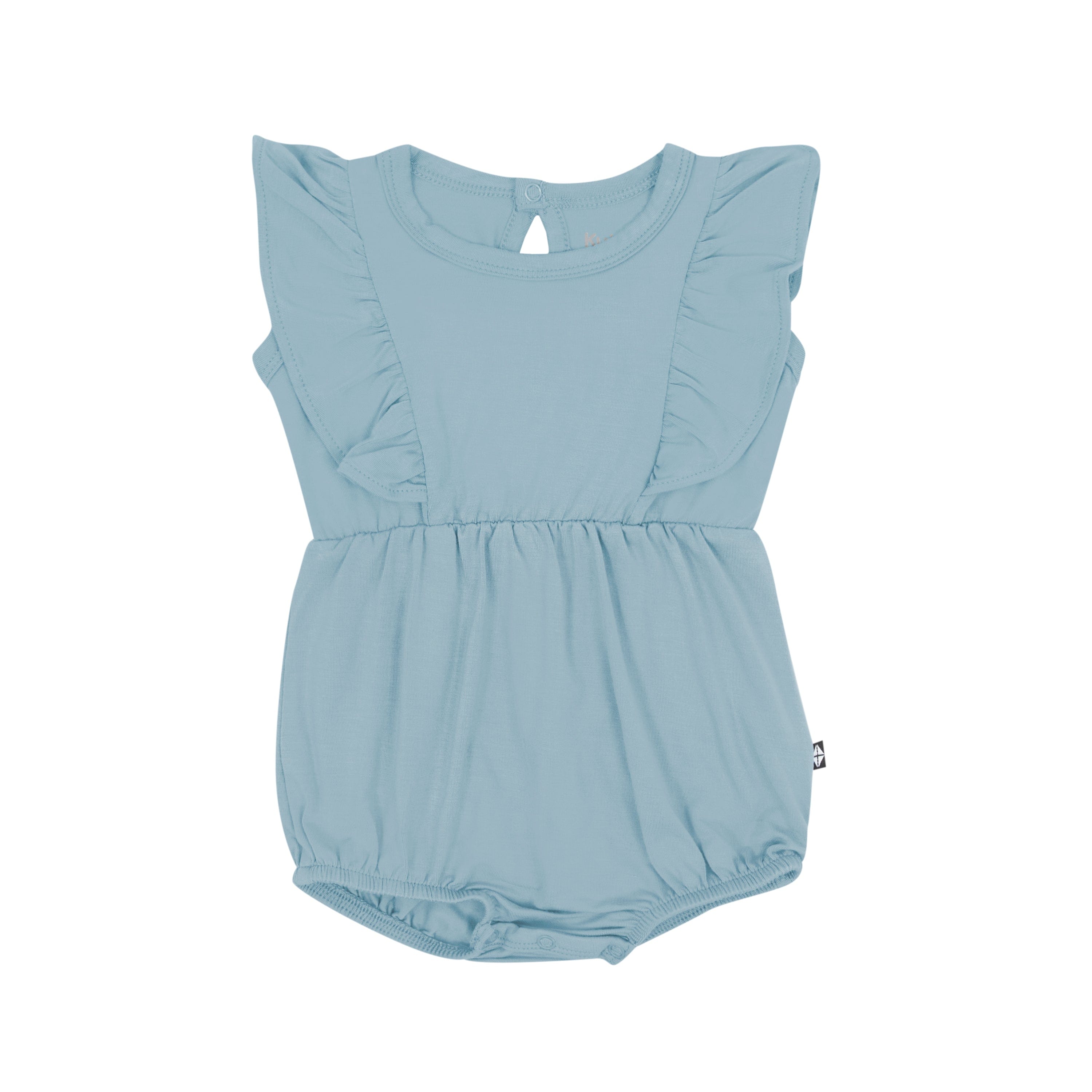 Kyte Baby Bubble Romper Bubble Romper in Dusty Blue