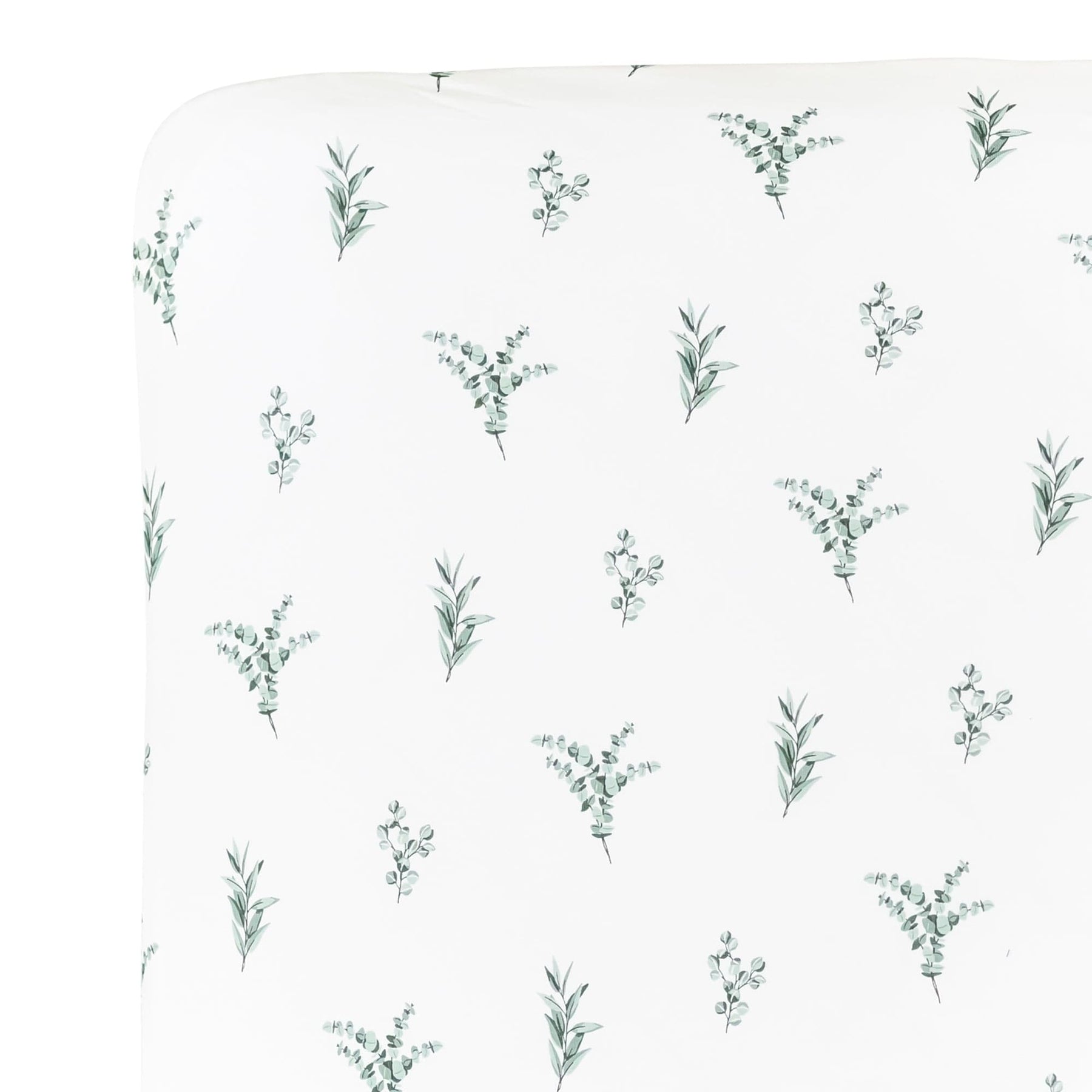 Kyte BABY Crib Sheet Crib Sheet / Eucalyptus Printed Crib Sheet in Eucalyptus