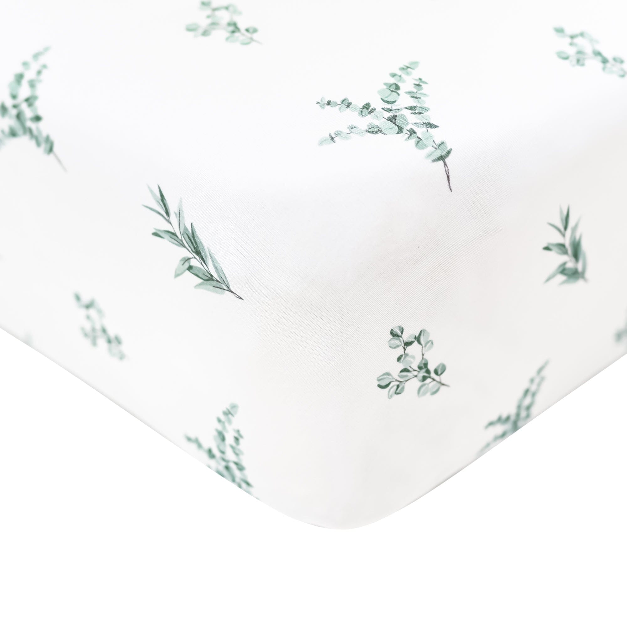 Kyte BABY Crib Sheet Crib Sheet / Eucalyptus Printed Crib Sheet in Eucalyptus