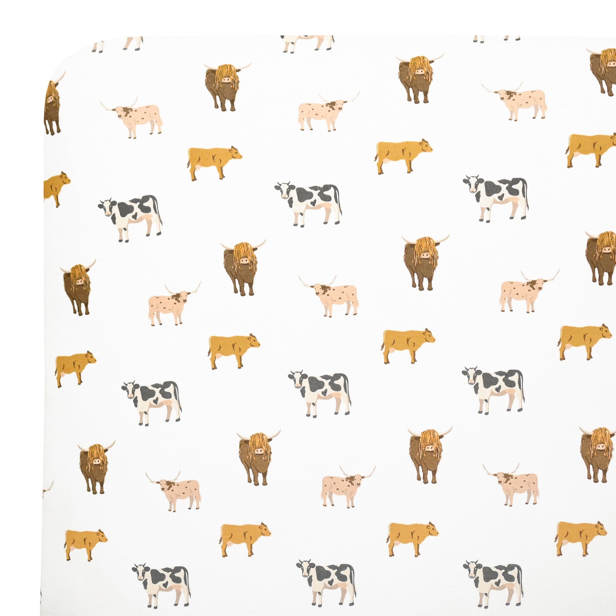 Kyte BABY Crib Sheet Crib Sheet / Moo Crib Sheet in Moo