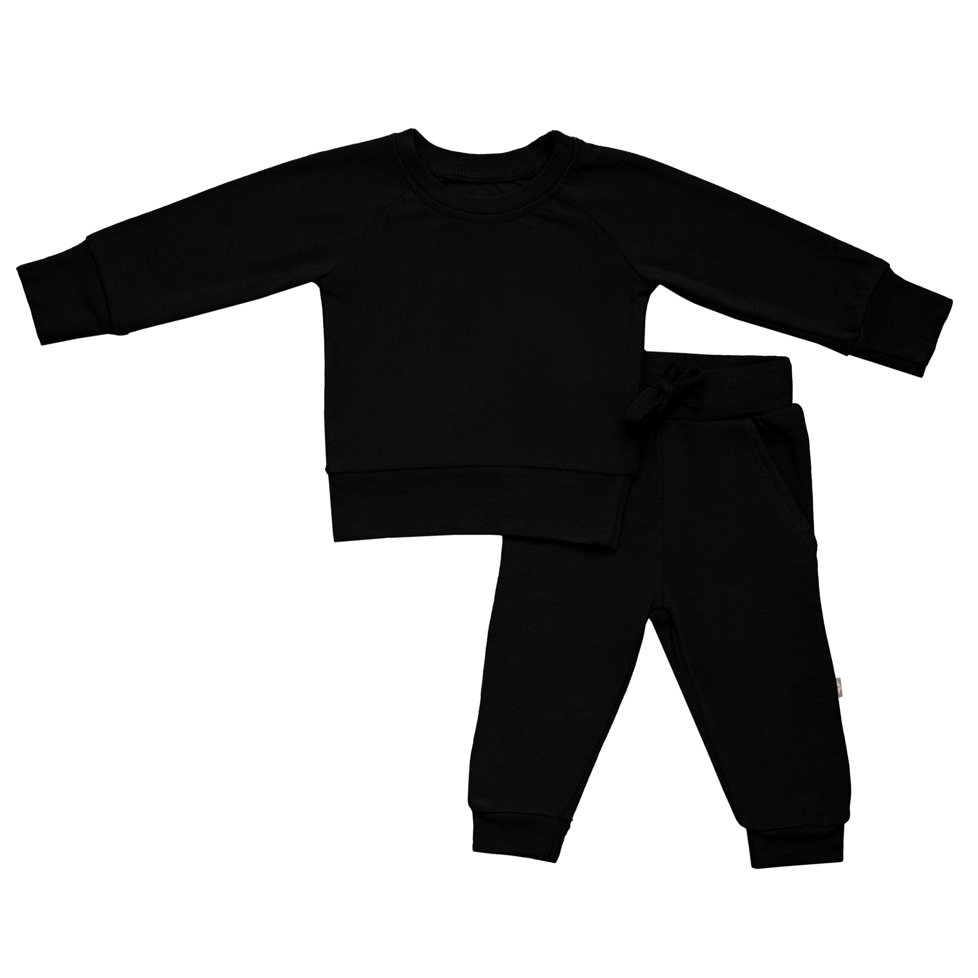 Kyte BABY Jogger Set Bamboo Jersey Jogger Set in Midnight