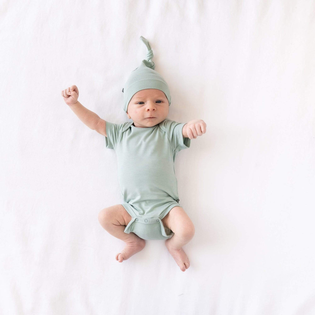 Kyte BABY Layette Bodysuit in Sage