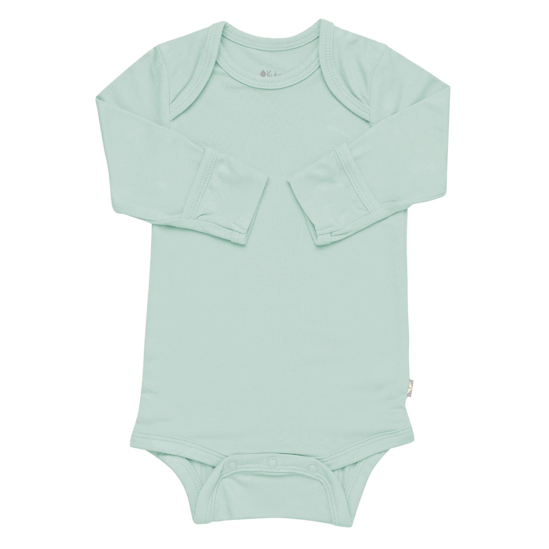 Kyte BABY Layette Long Sleeve Bodysuit in Sage