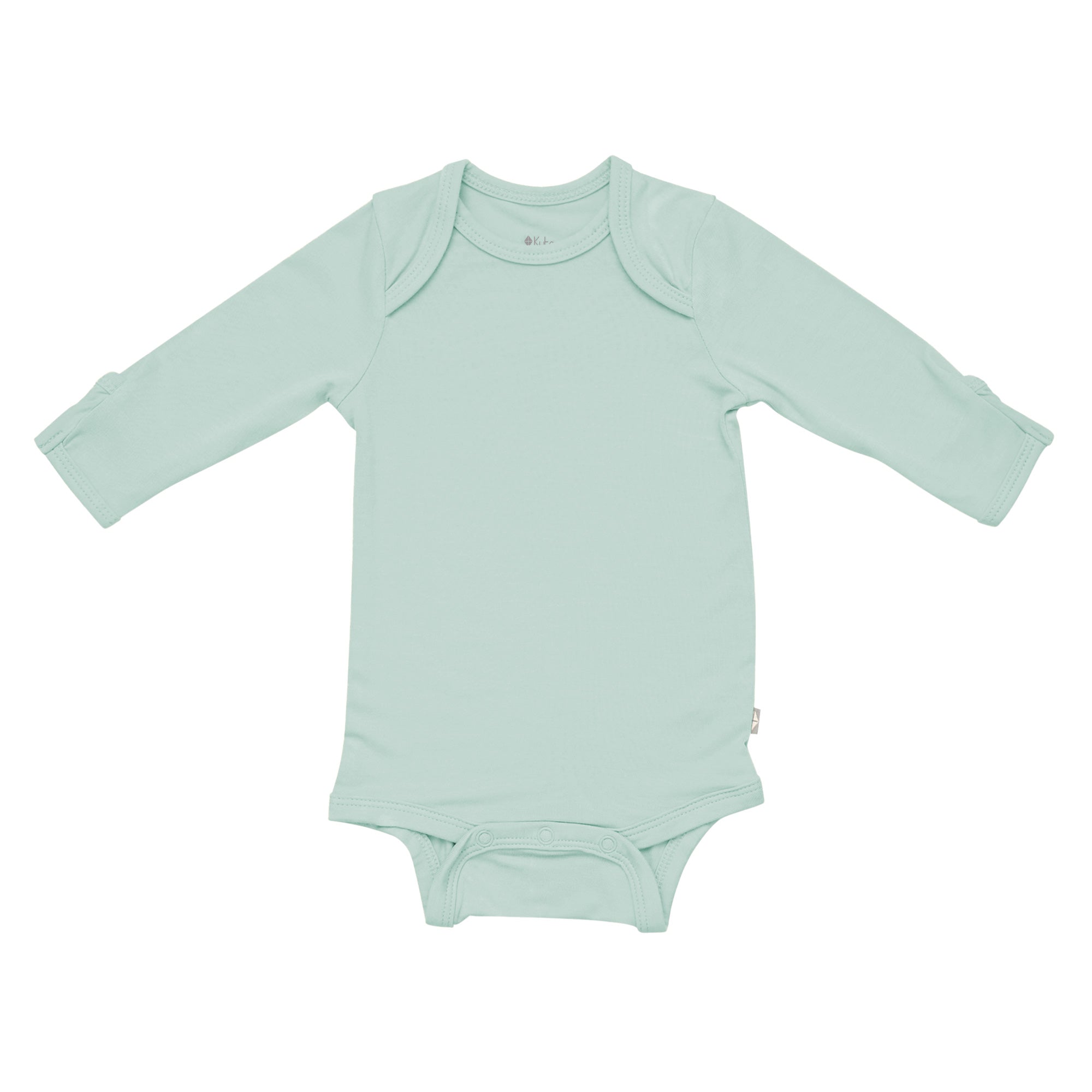 Kyte BABY Layette Long Sleeve Bodysuit in Sage