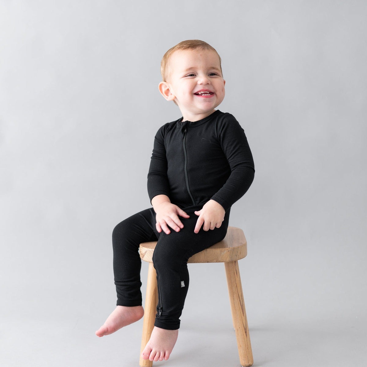 Kyte BABY Layette Zippered Romper in Midnight