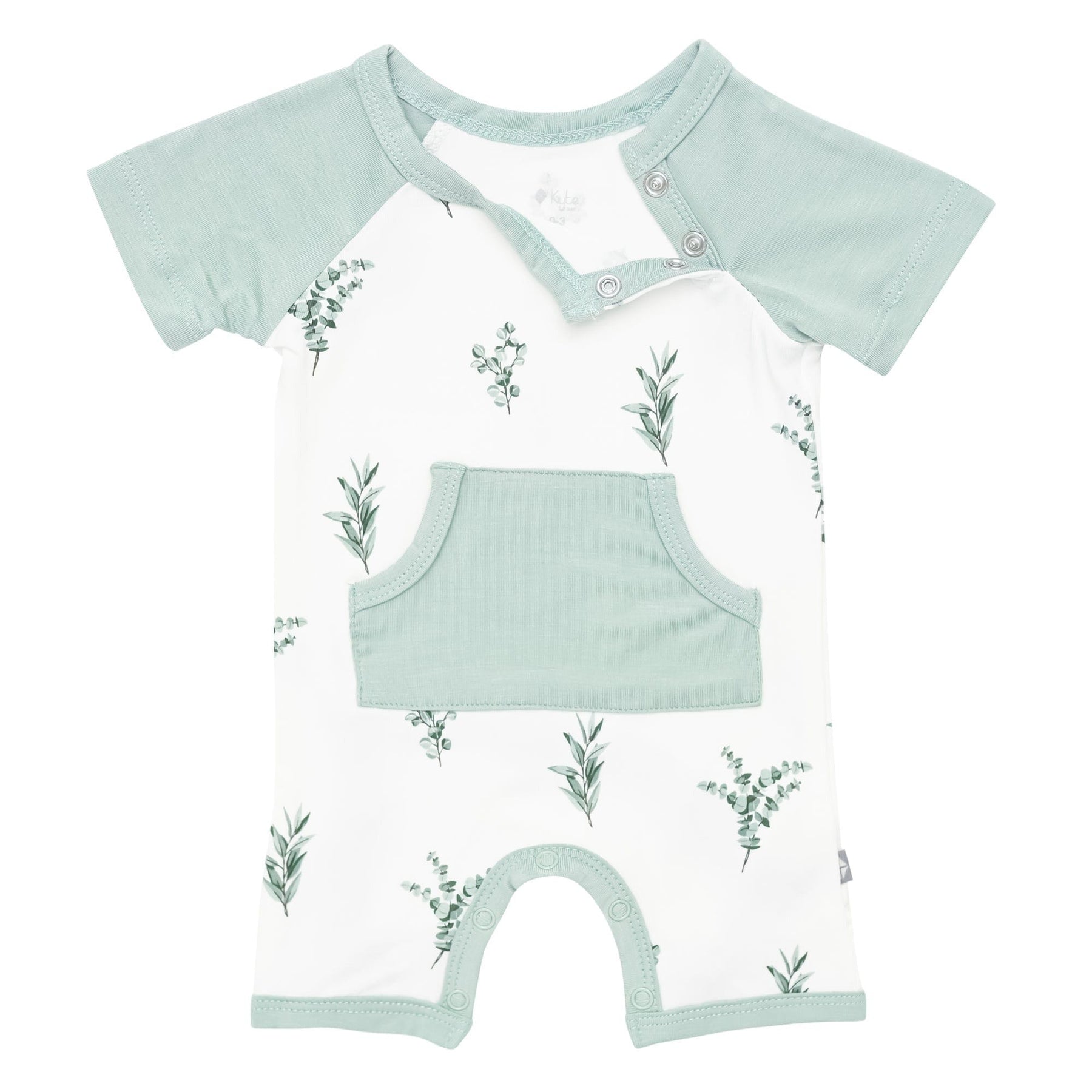 Kyte BABY Short Alls Short All in Eucalyptus