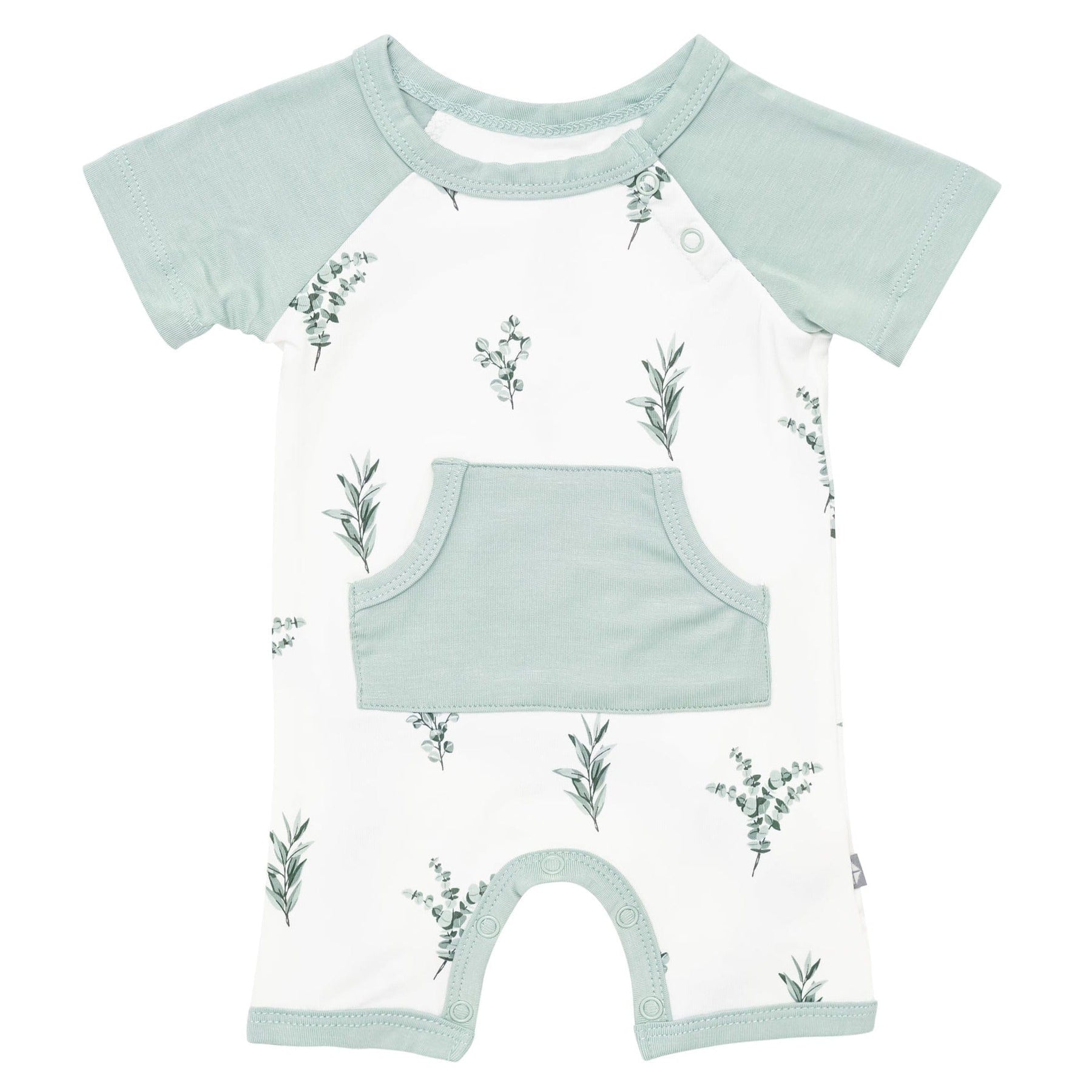 Kyte BABY Short Alls Short All in Eucalyptus