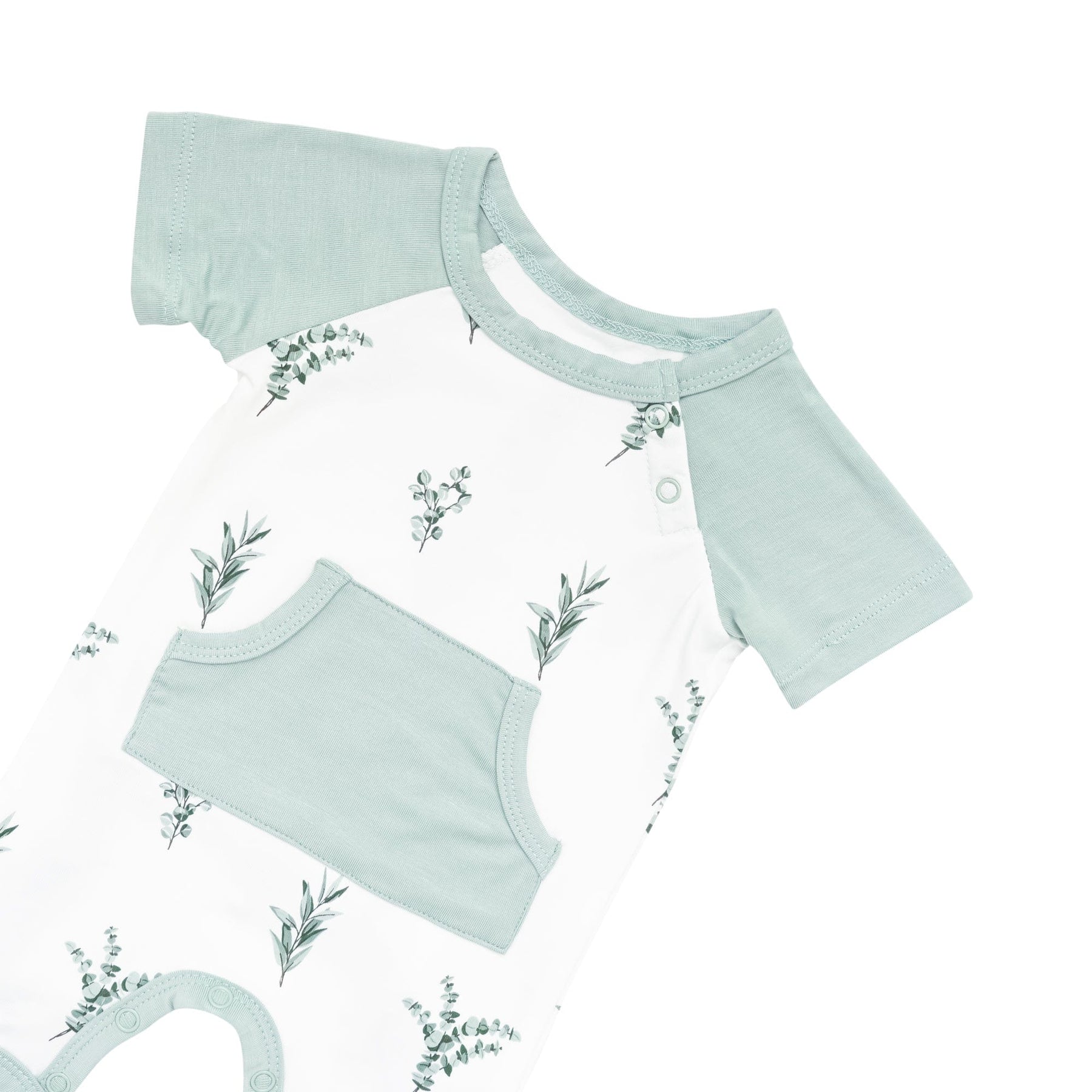 Kyte BABY Short Alls Short All in Eucalyptus