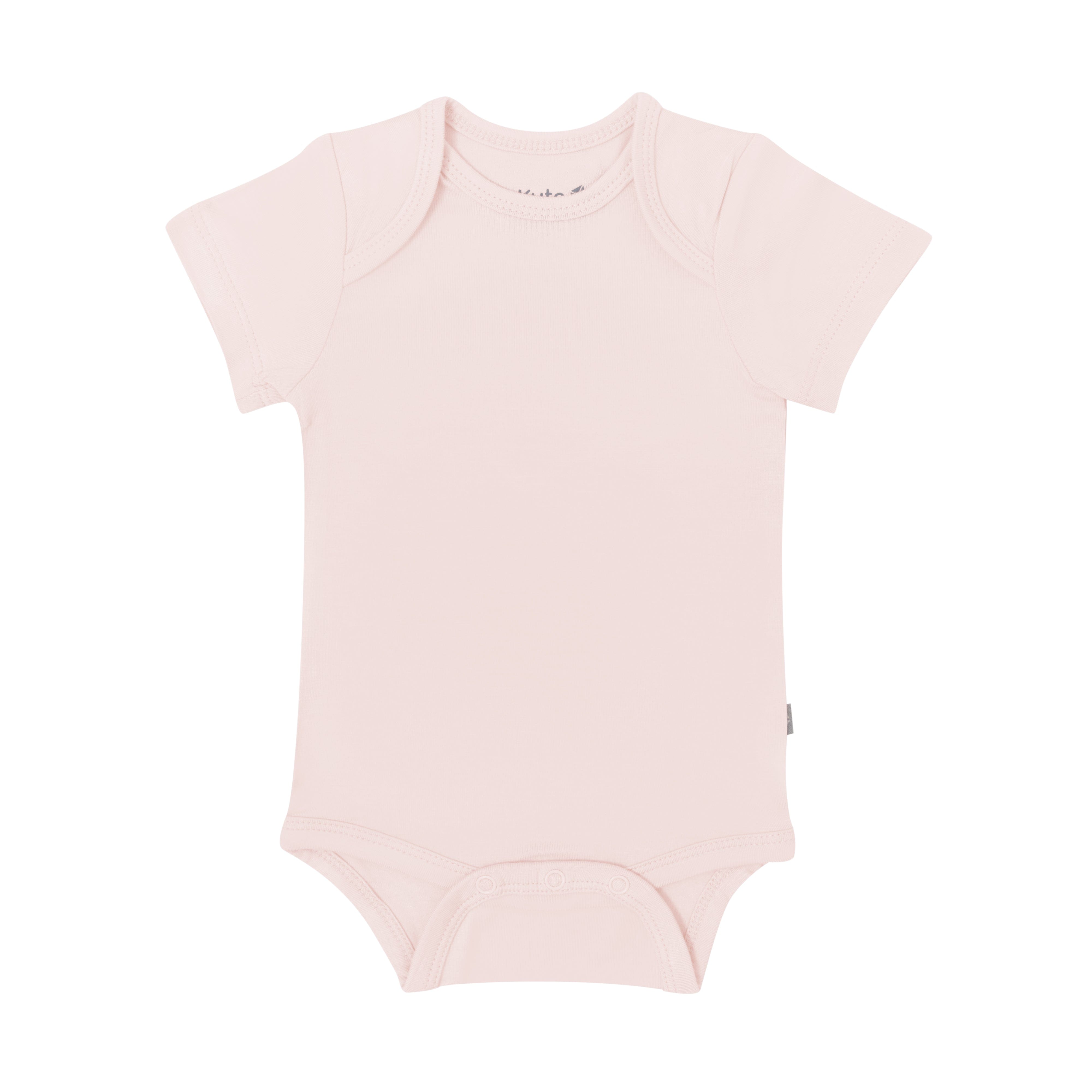 Kyte BABY Short Sleeve Bodysuits Bodysuit in Blush