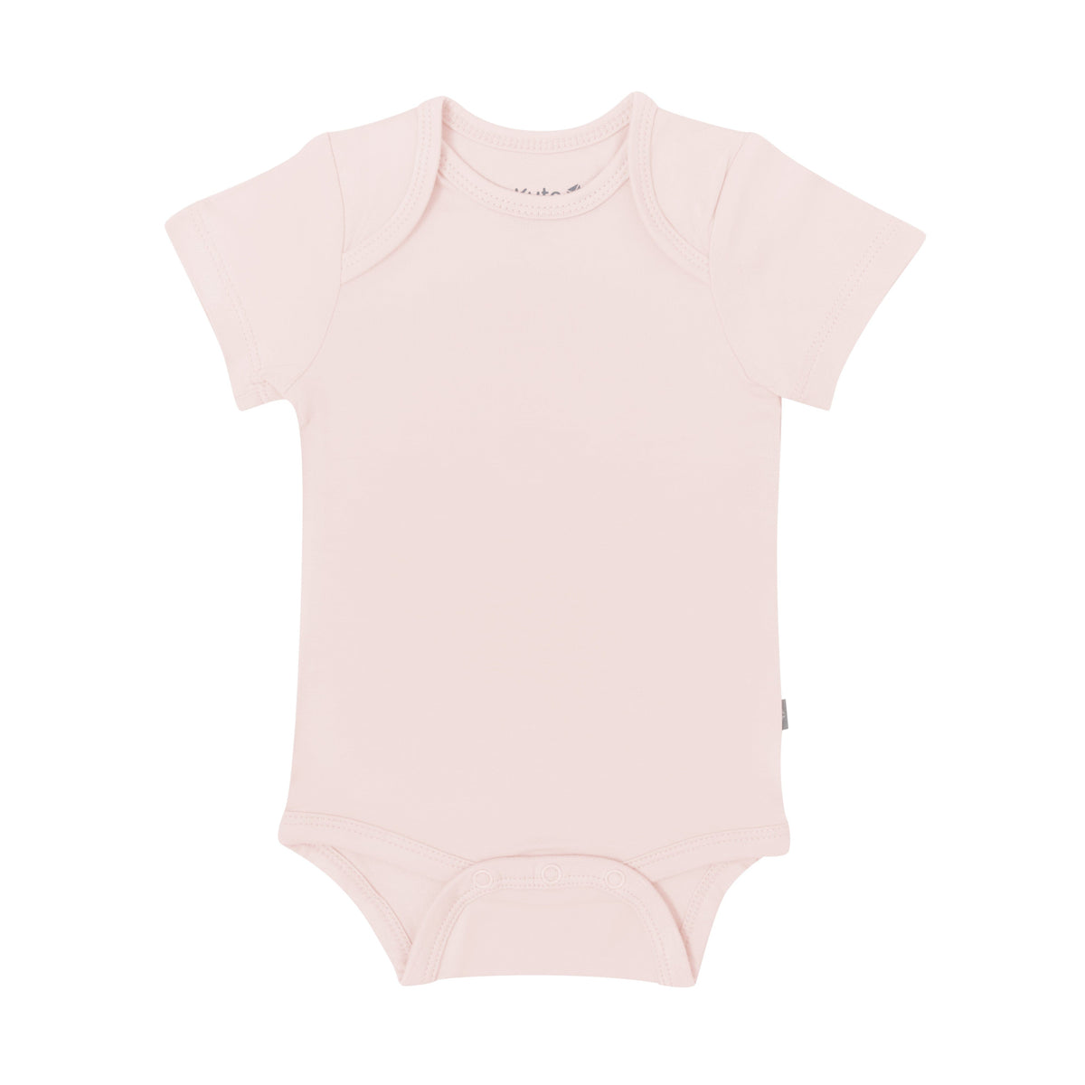 Kyte BABY Short Sleeve Bodysuits Bodysuit in Blush