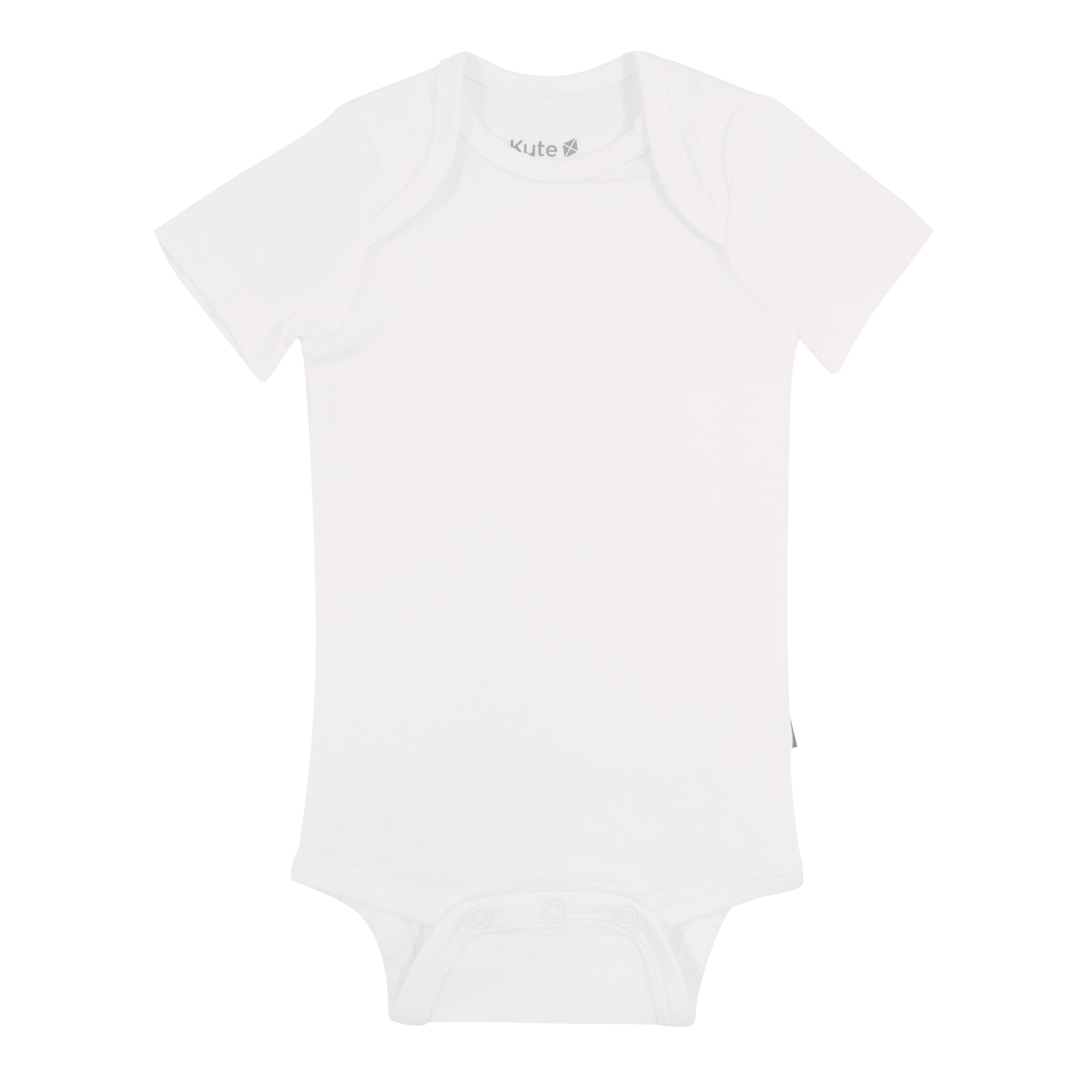 Kyte BABY Short Sleeve Bodysuits Bodysuit in Cloud