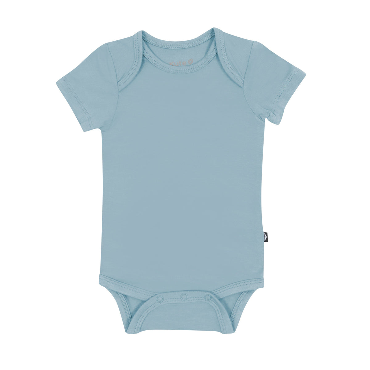 Kyte Baby Short Sleeve Bodysuits Bodysuit in Dusty Blue