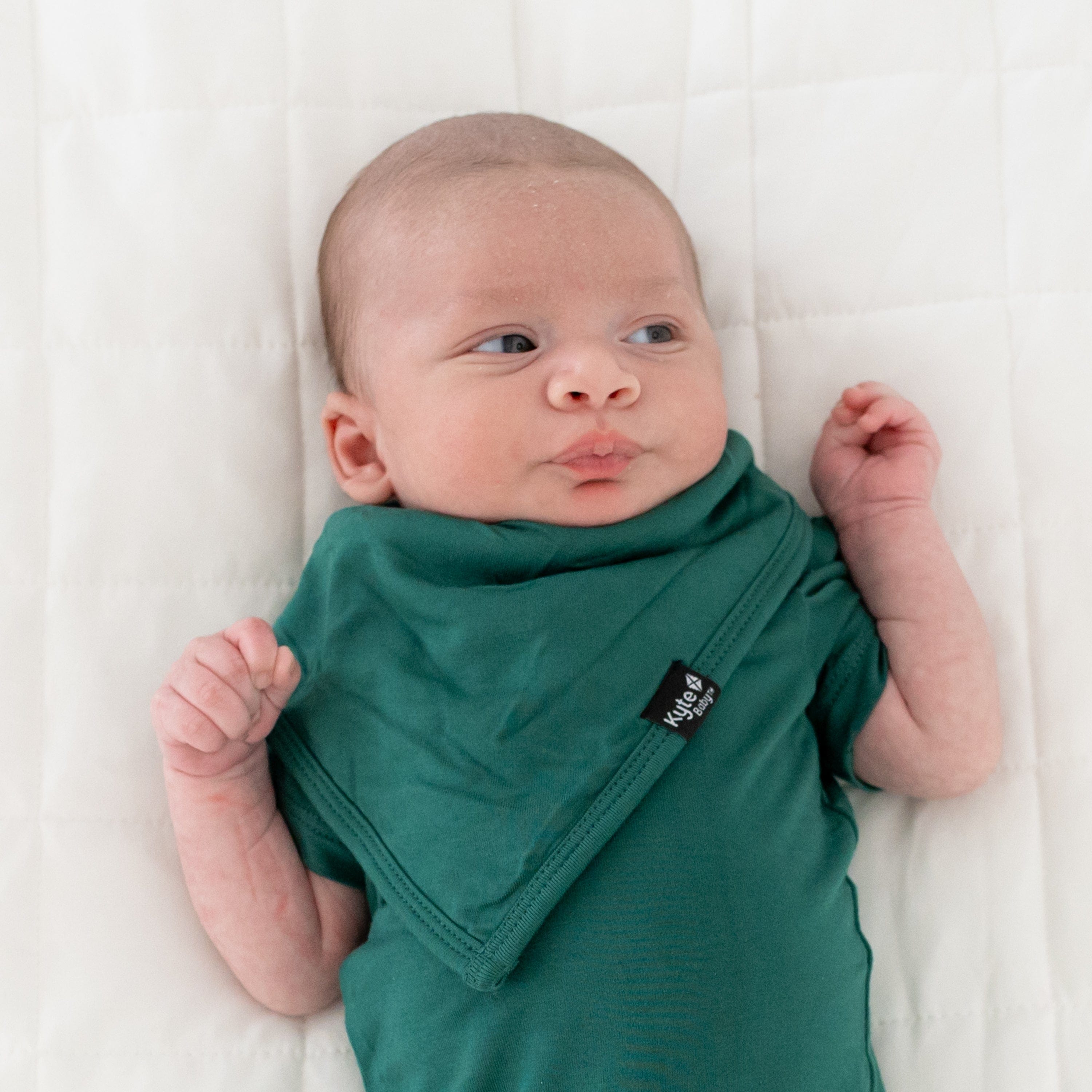 Kyte BABY Short Sleeve Bodysuits Bodysuit in Emerald