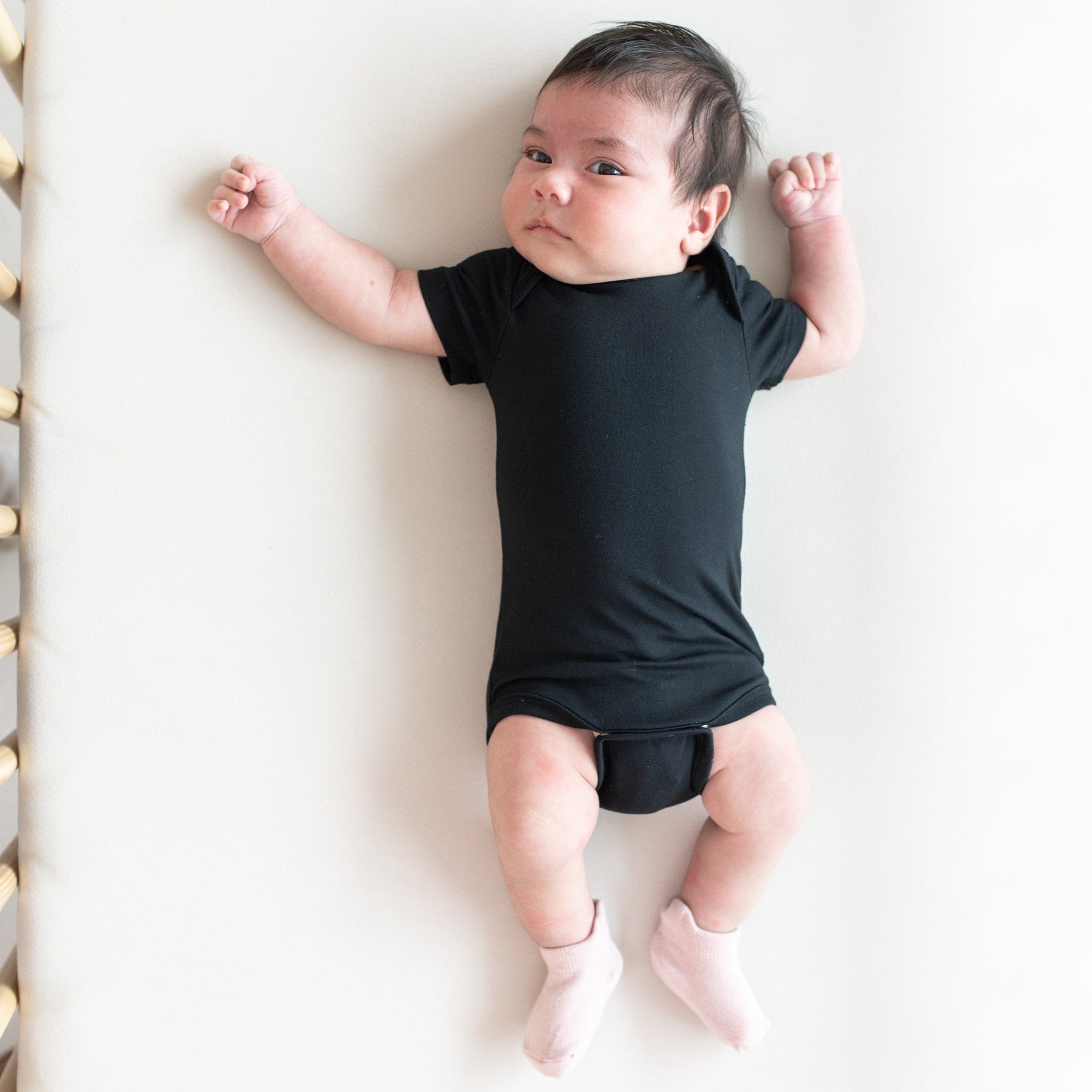 Kyte BABY Short Sleeve Bodysuits Bodysuit in Midnight