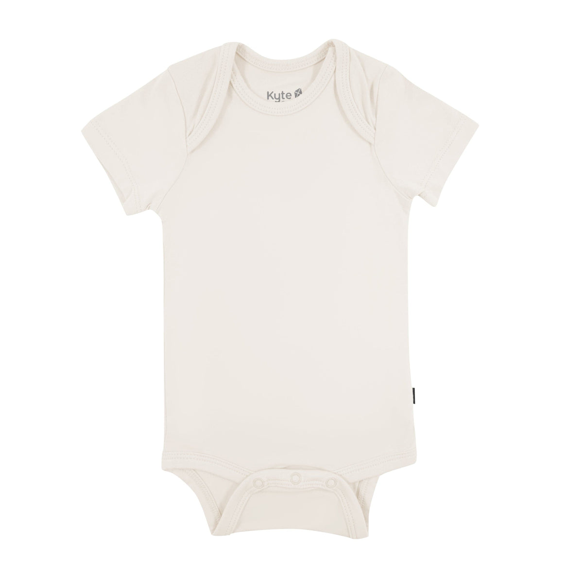 Kyte Baby Short Sleeve Bodysuits Bodysuit in Oat