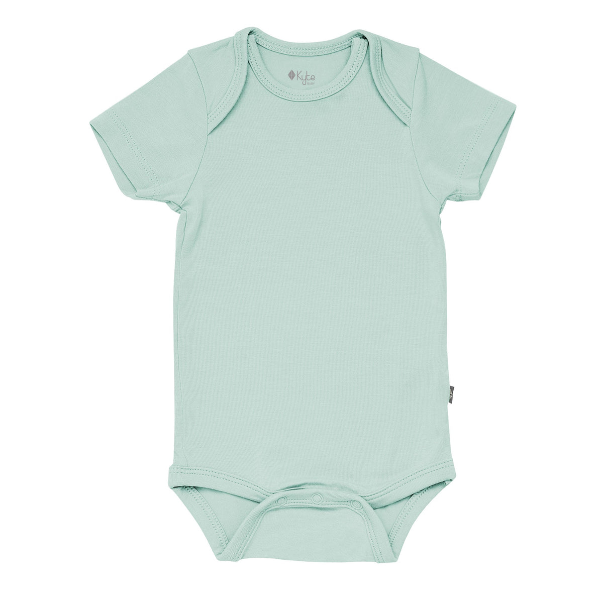 Kyte BABY Short Sleeve Bodysuits Bodysuit in Sage