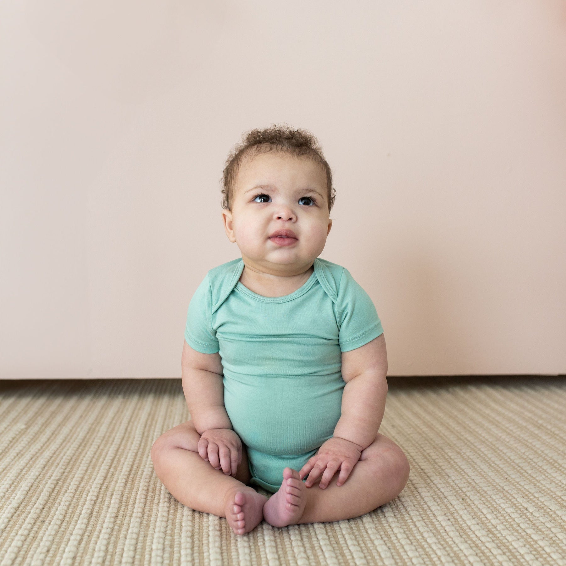 Kyte Baby Short Sleeve Bodysuits Bodysuit in Wasabi