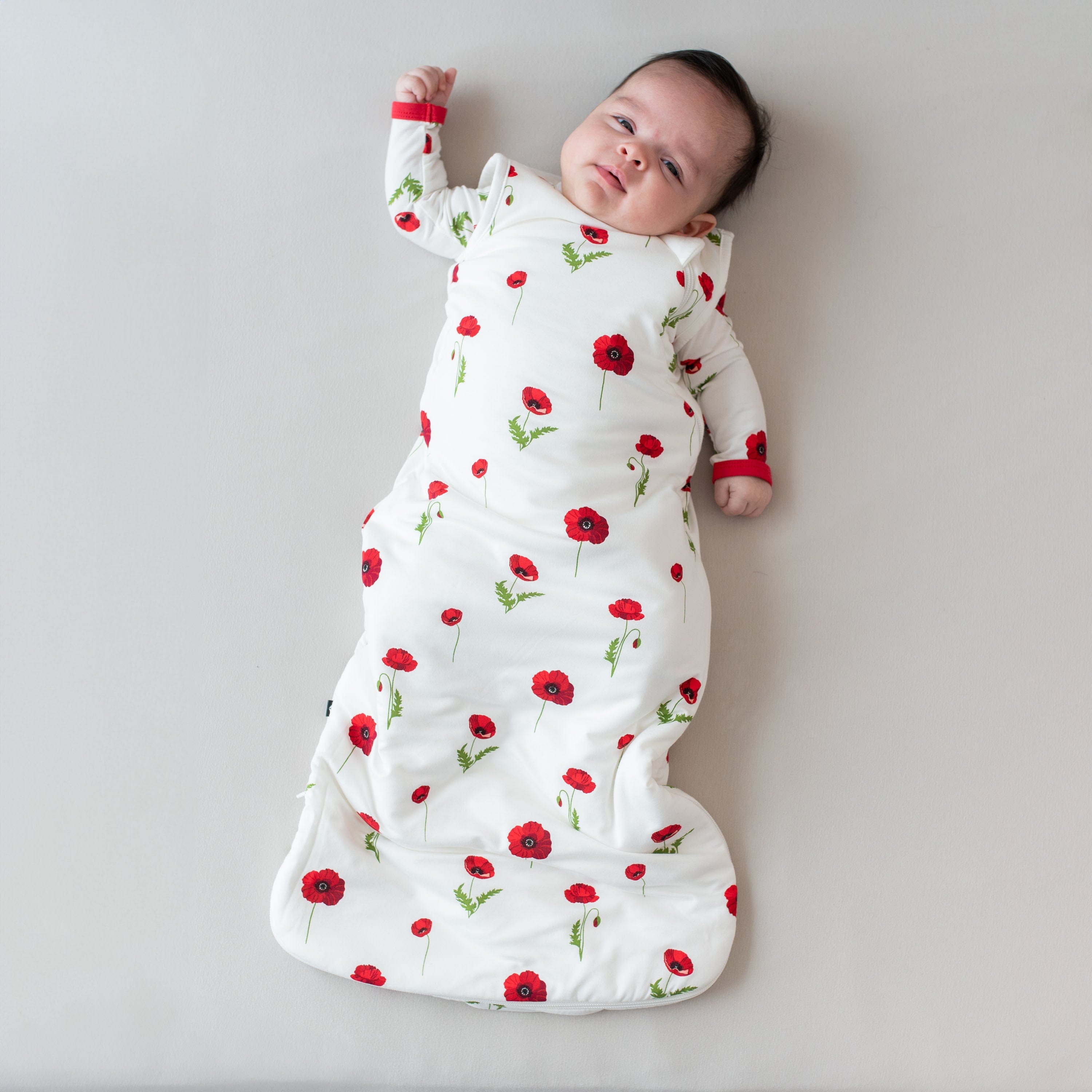 Kyte Baby Sleep Bag 1.0 Tog Sleep Bag in Cloud Poppies 1.0