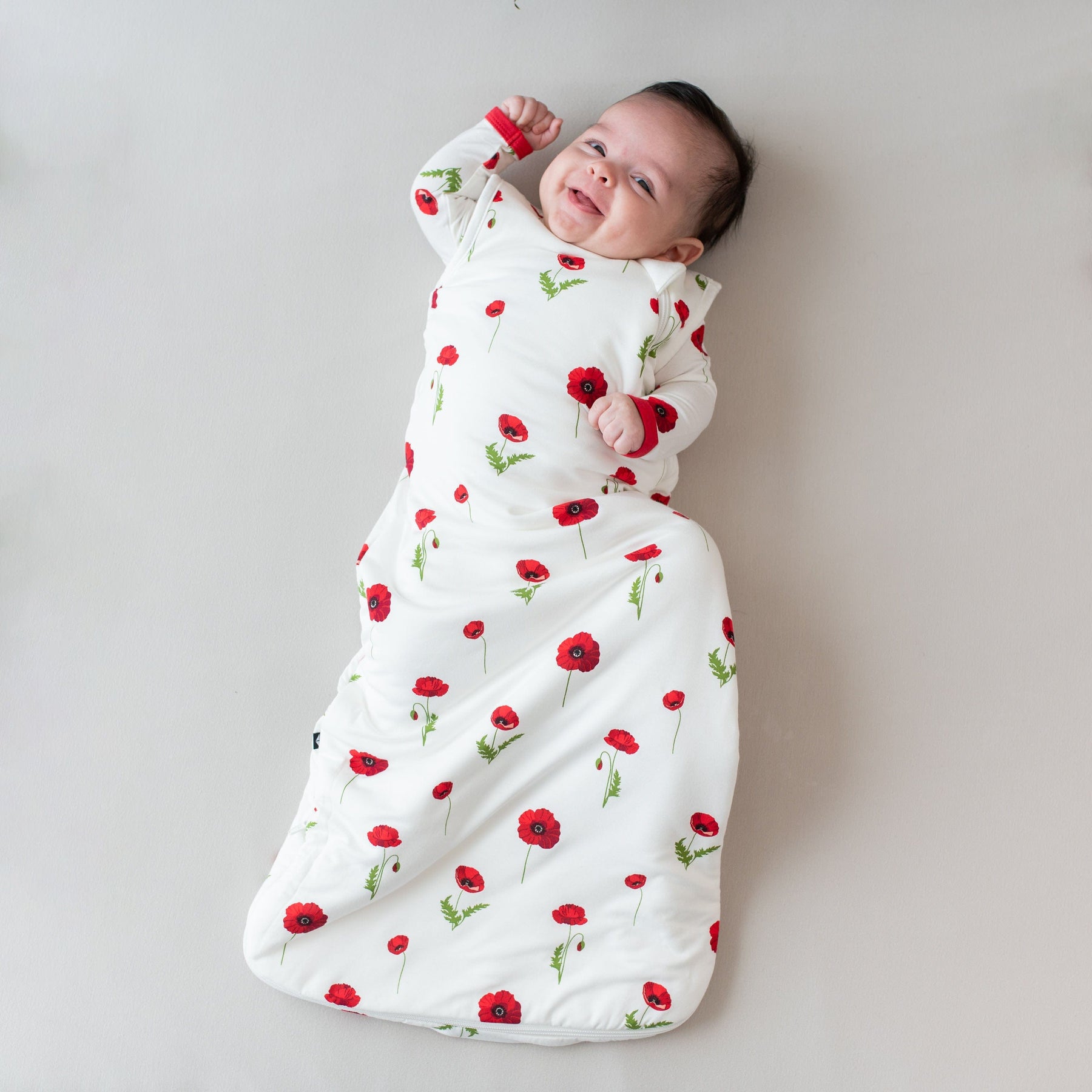 Kyte Baby Sleep Bag 1.0 Tog Sleep Bag in Cloud Poppies 1.0