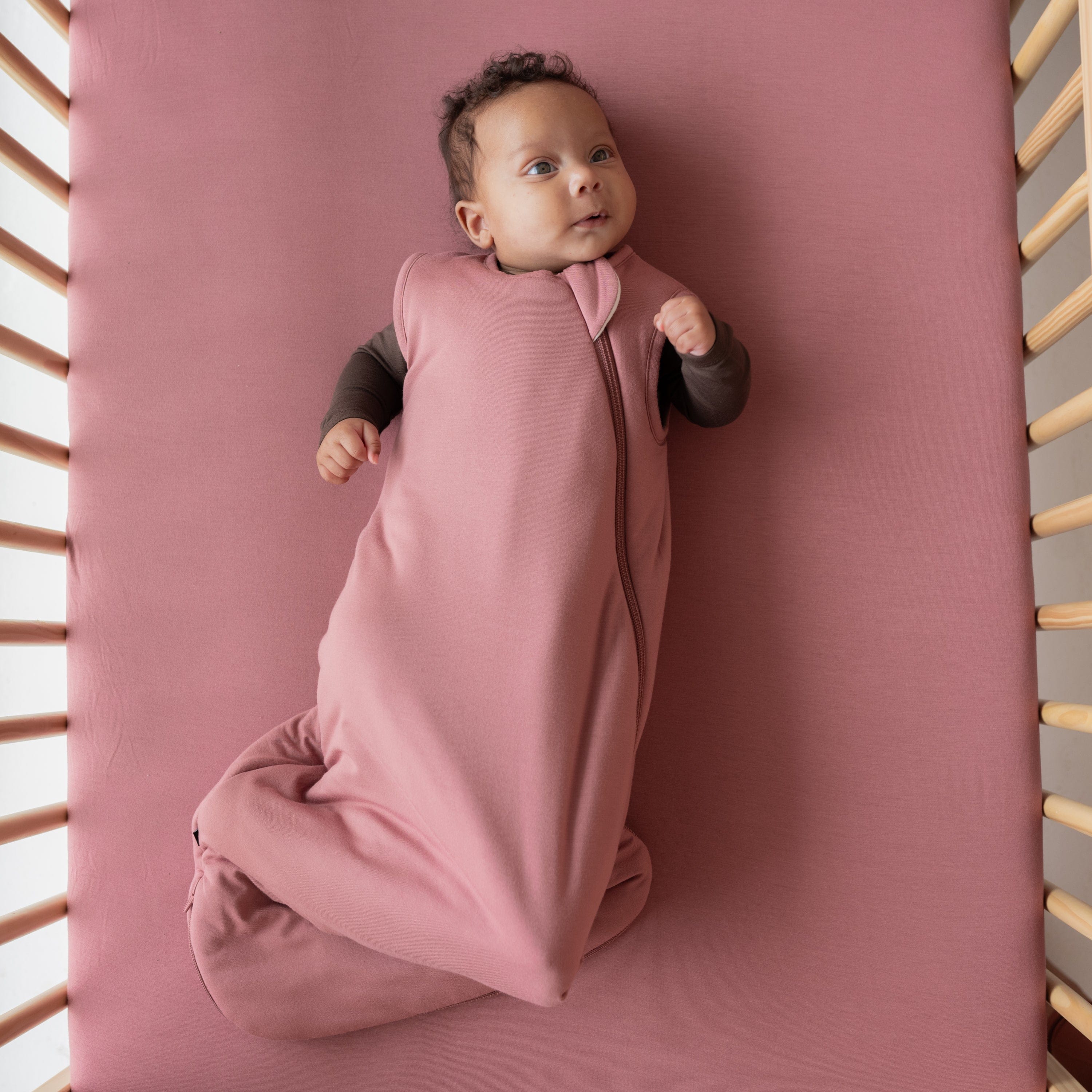 Kyte Baby Sleep Bag 1.0 Tog Sleep Bag in Dusty Rose 1.0