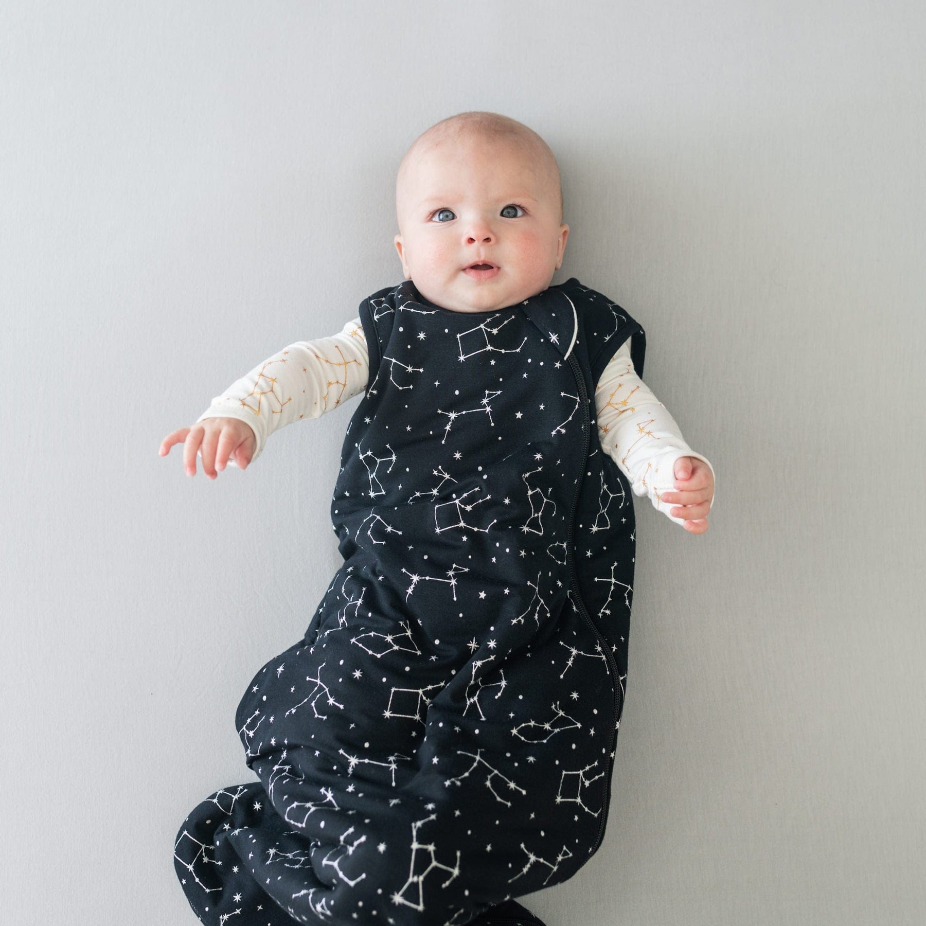 Kyte BABY Sleep Bag 1.0 Tog Sleep Bag in Midnight Constellations 1.0