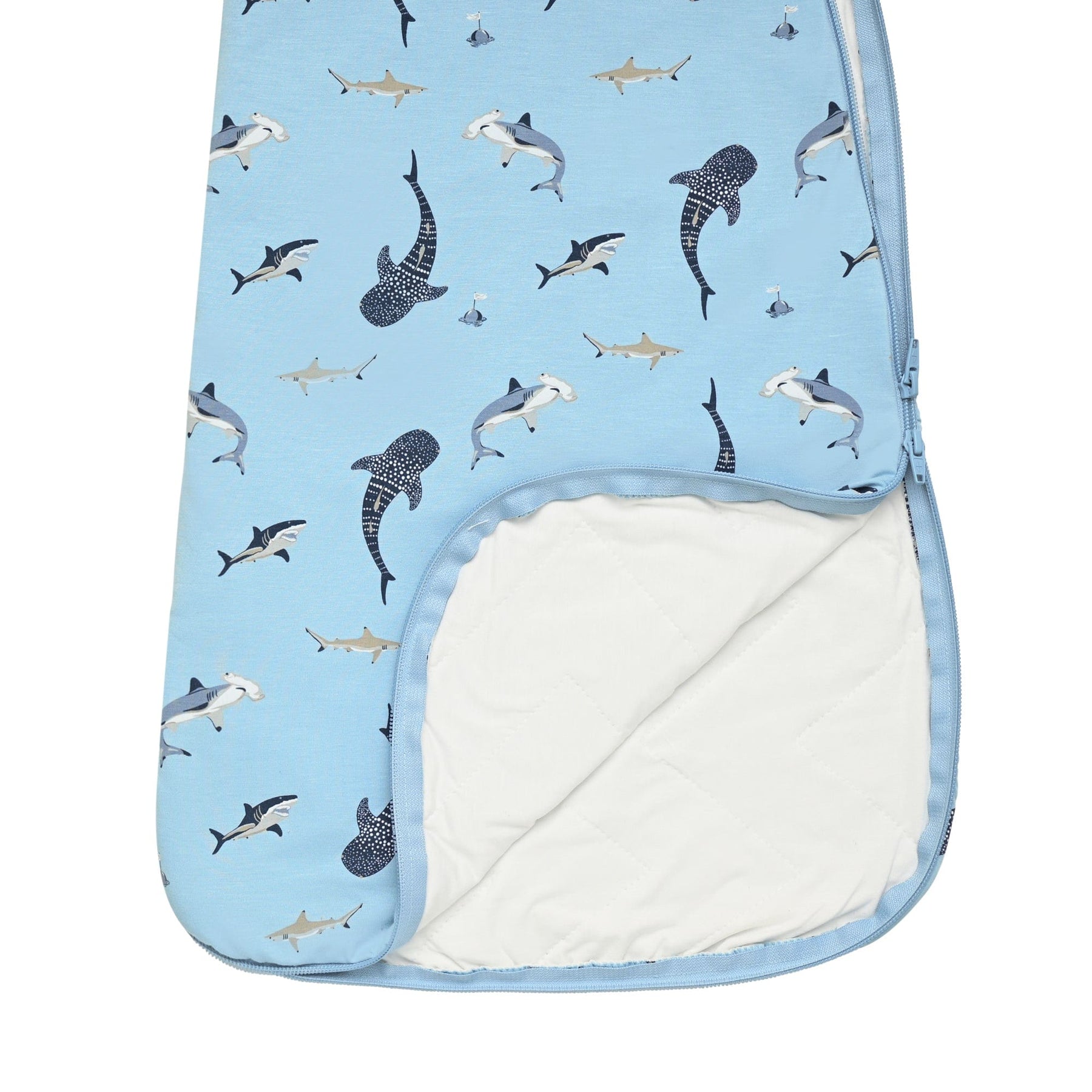 Kyte BABY Sleep Bag 1.0 Tog Sleep Bag in Stream Shark 1.0