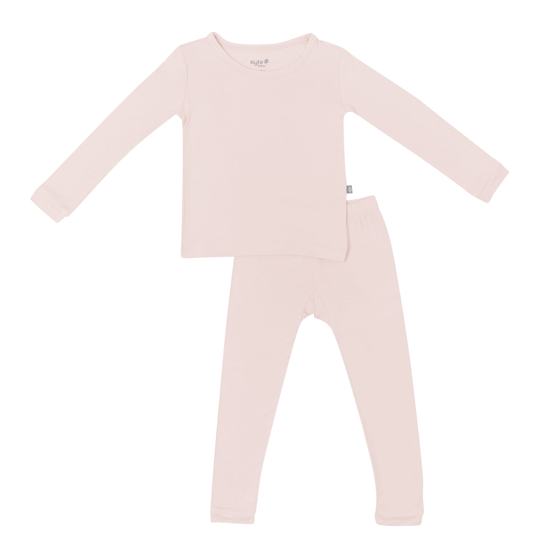 Kyte BABY Toddler Long Sleeve Pajamas Long Sleeve Pajamas in Blush