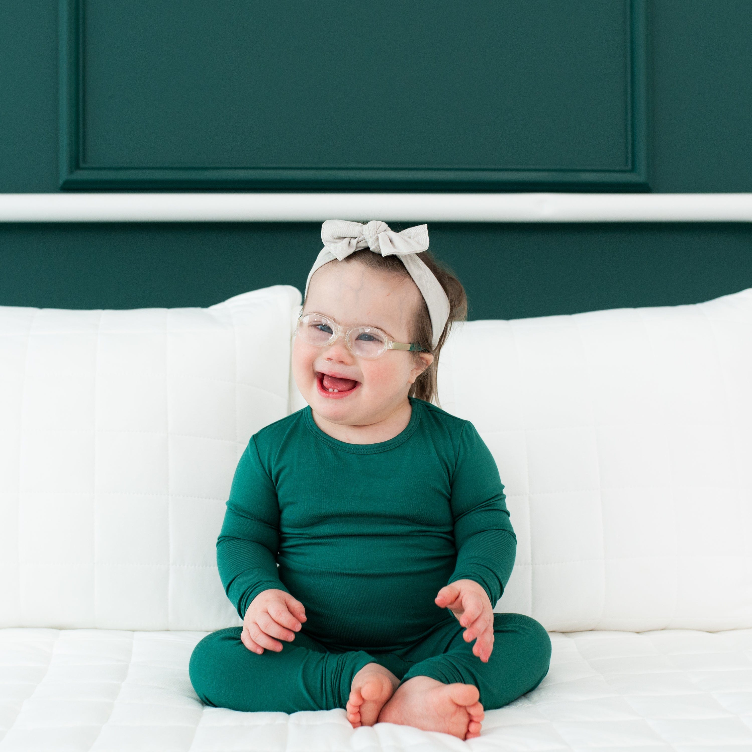 Kyte BABY Toddler Long Sleeve Pajamas Long Sleeve Pajamas in Emerald