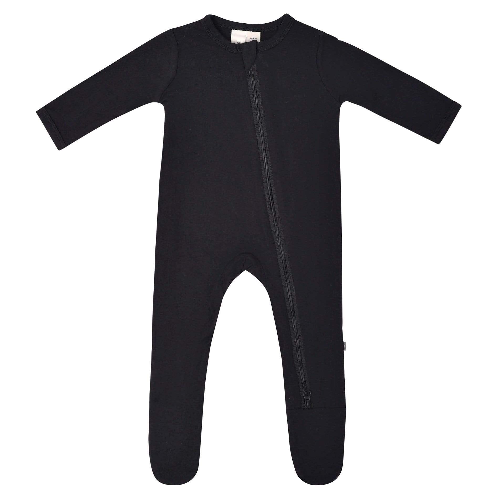 Kyte BABY Zippered Footies Midnight / Newborn Zippered Footie in Midnight